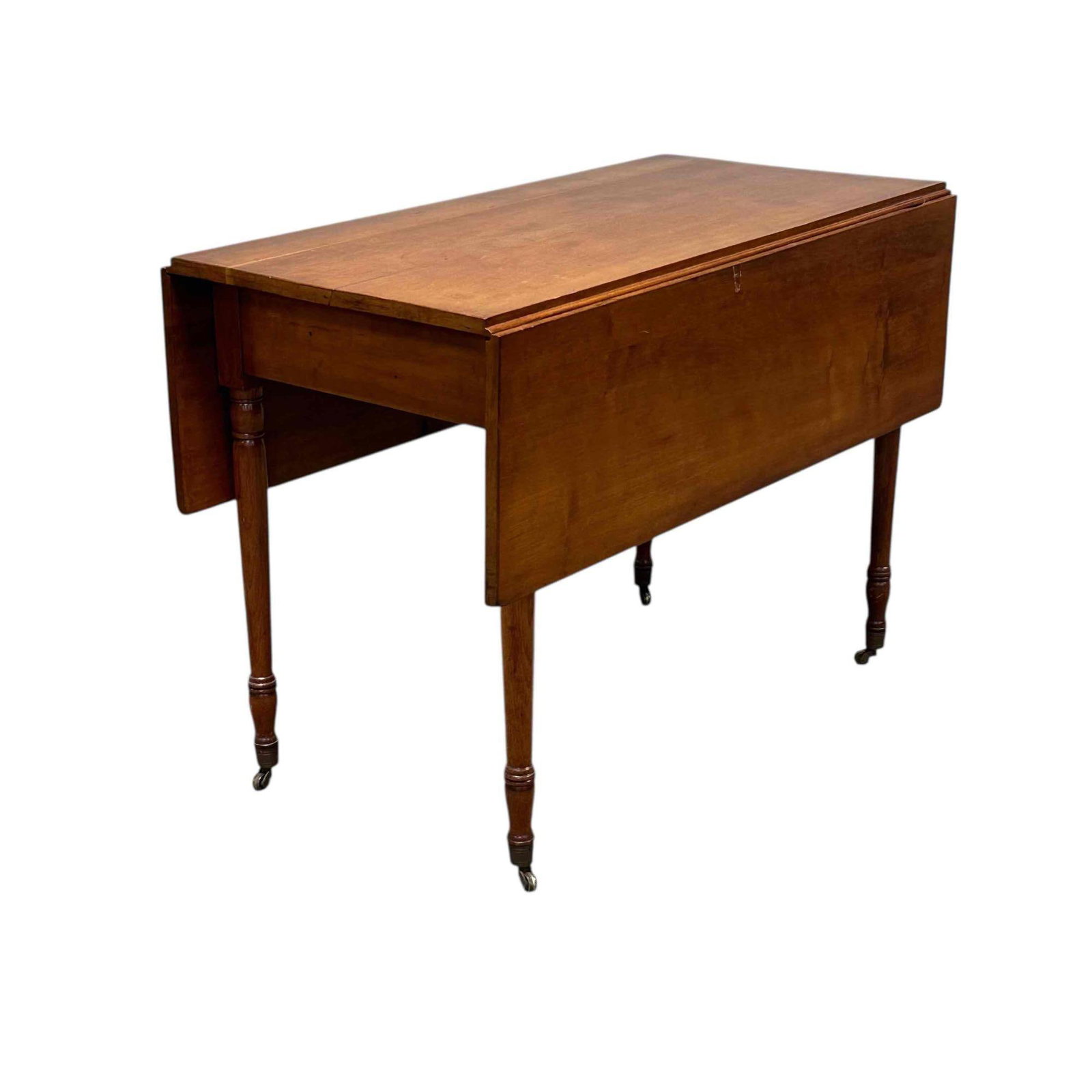 19th Century Early American Cherry Drop side Table (1 of 20)