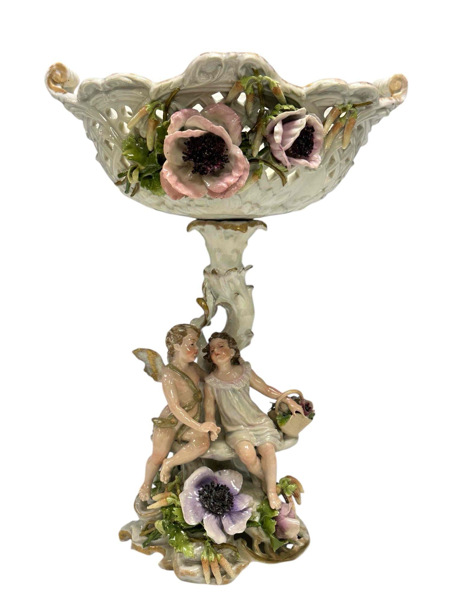 Von Schierholz German Porcelain Cherub Compote (1 of 20)