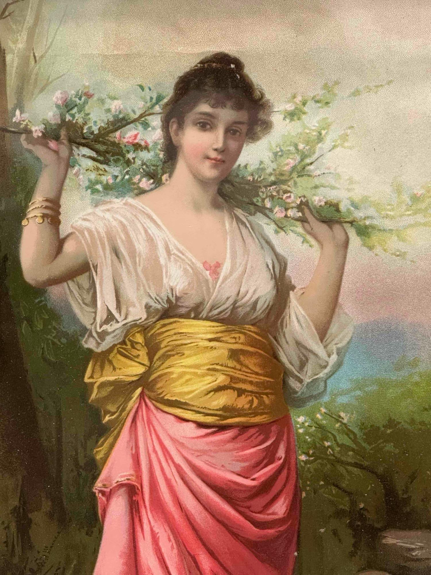 Victorian "Esther at the Wall" Framed Print - 2