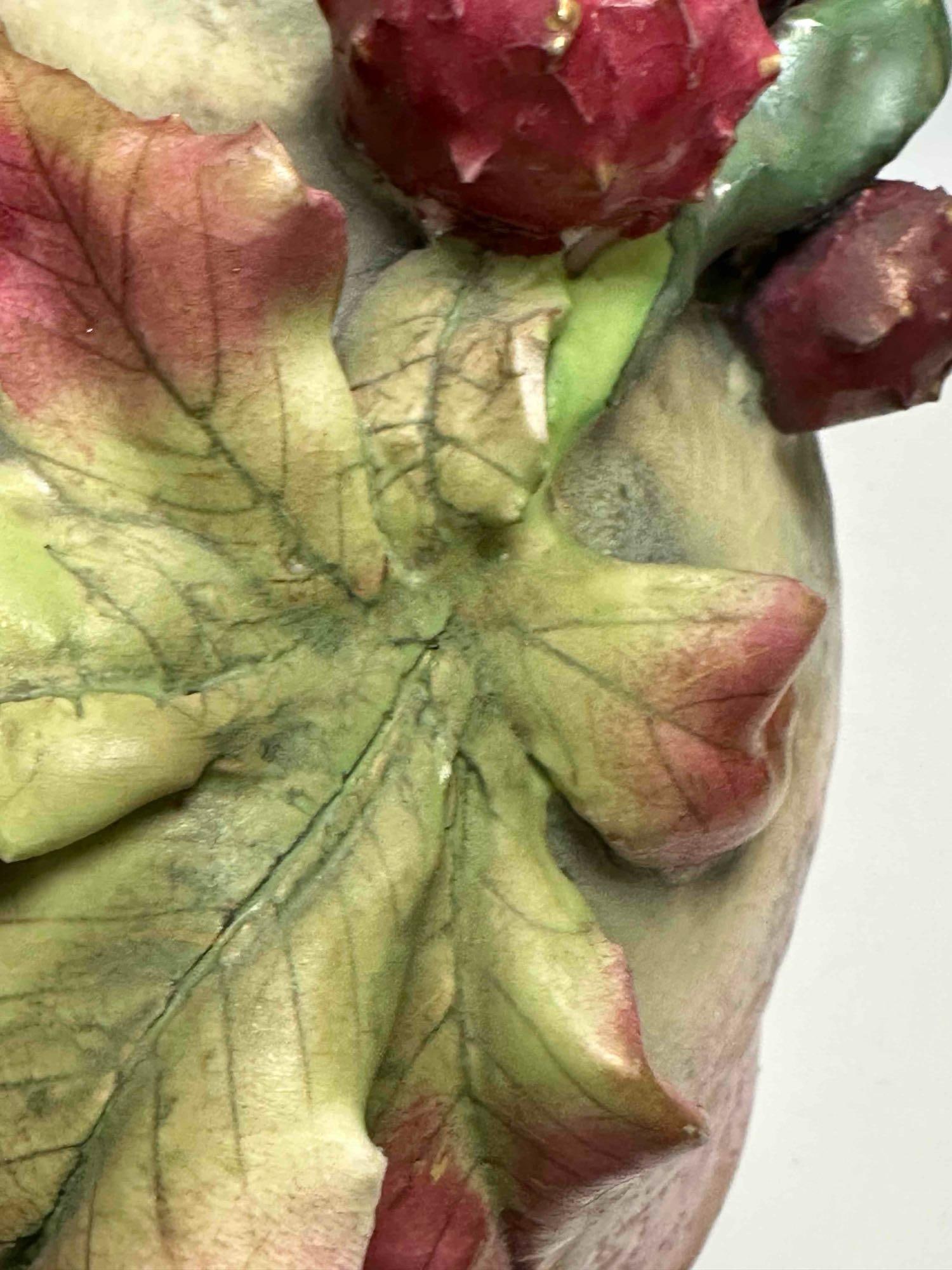 AMPHORA Earthware Vessel with Applied Horse Chestnuts - 10