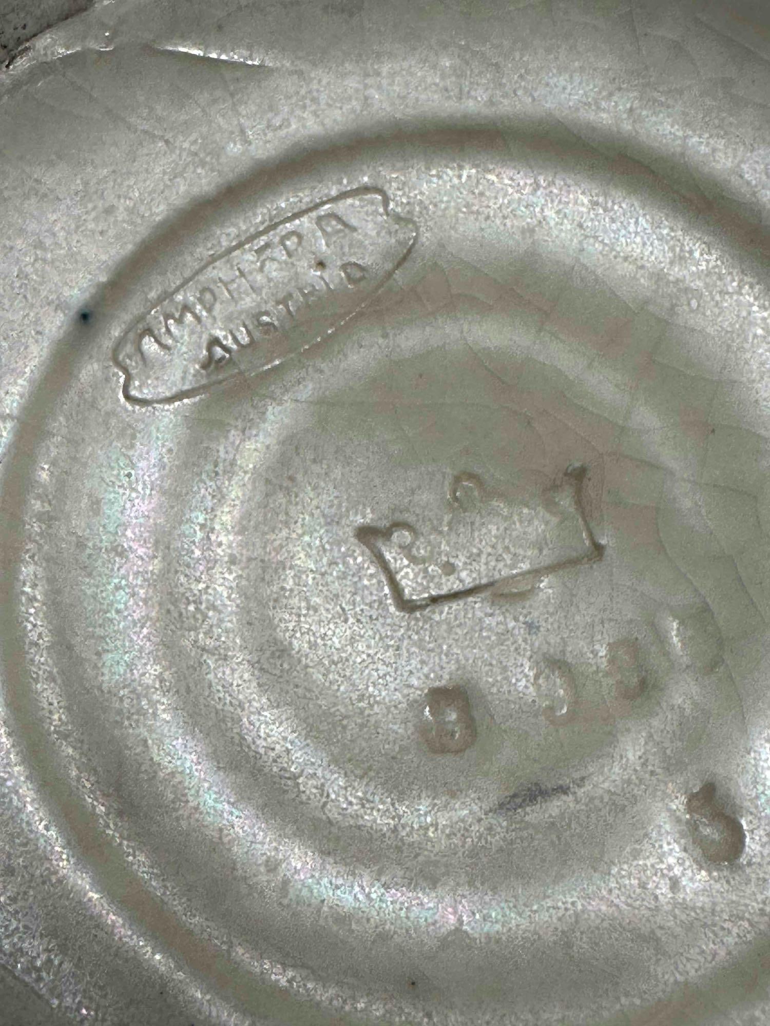 AMPHORA Earthware Vessel with Applied Horse Chestnuts - 12