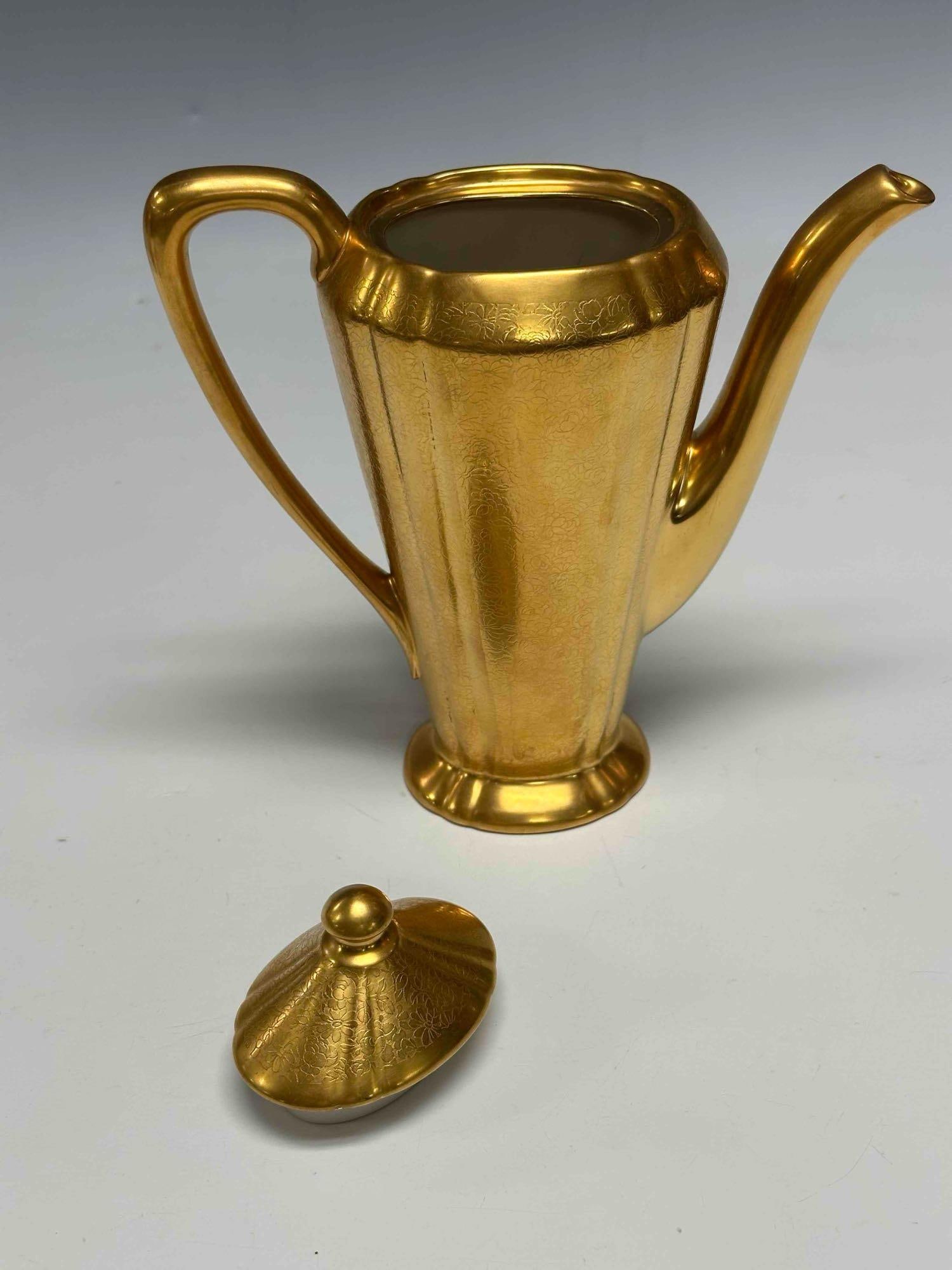 Porcelain Tea/Coffee Pots Gold Encrusted and Nippon (2) - 15