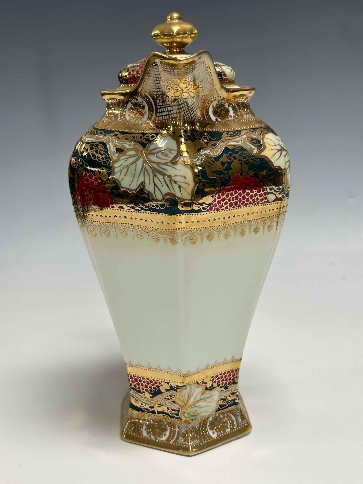 Porcelain Tea/Coffee Pots Gold Encrusted and Nippon (2) - 3