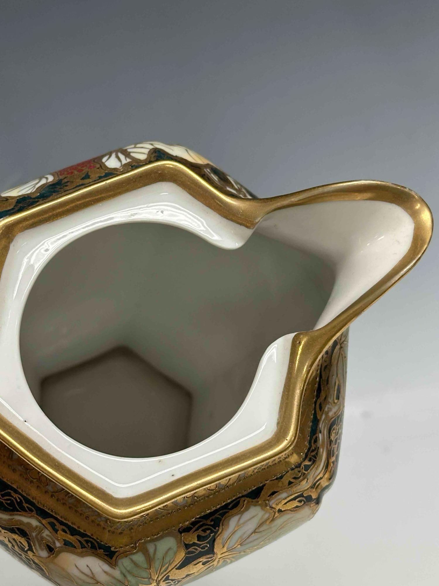 Porcelain Tea/Coffee Pots Gold Encrusted and Nippon (2) - 7