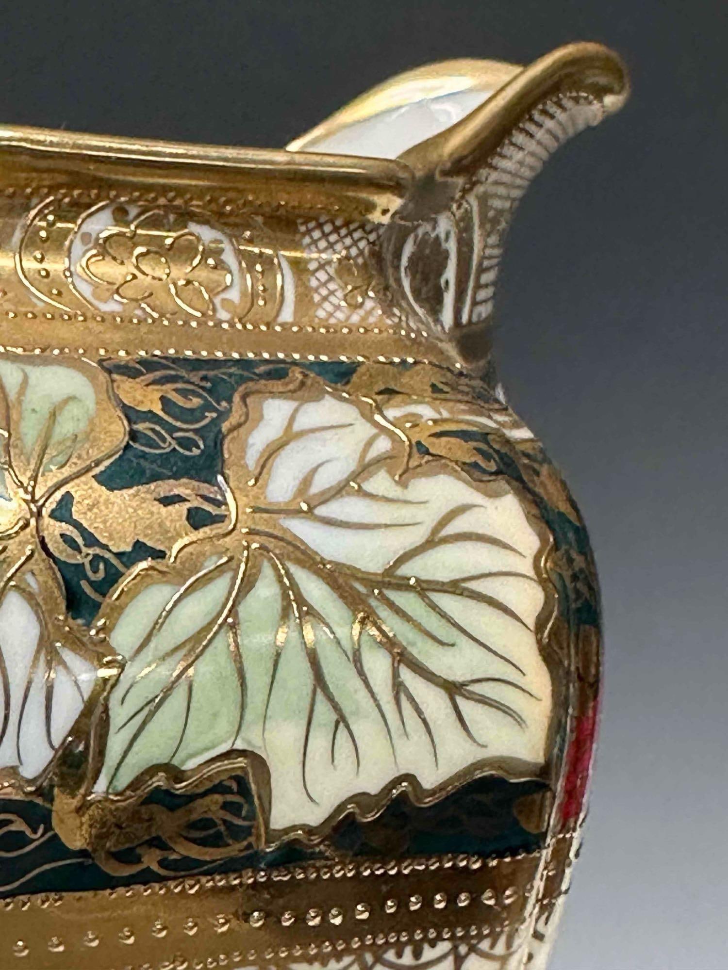 Porcelain Tea/Coffee Pots Gold Encrusted and Nippon (2) - 8