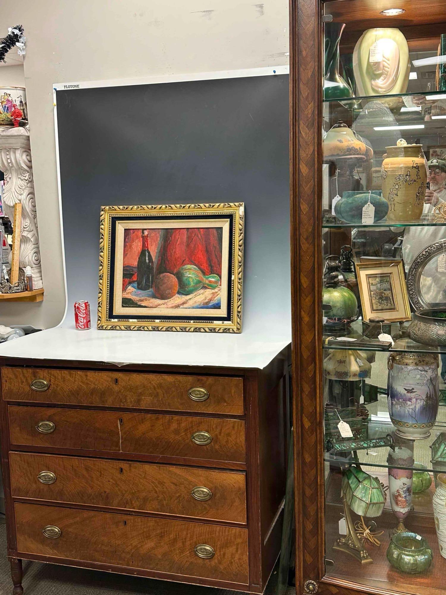 Walter A. Bailey (1894-1989) Still Life Oil on Board Painting - 11