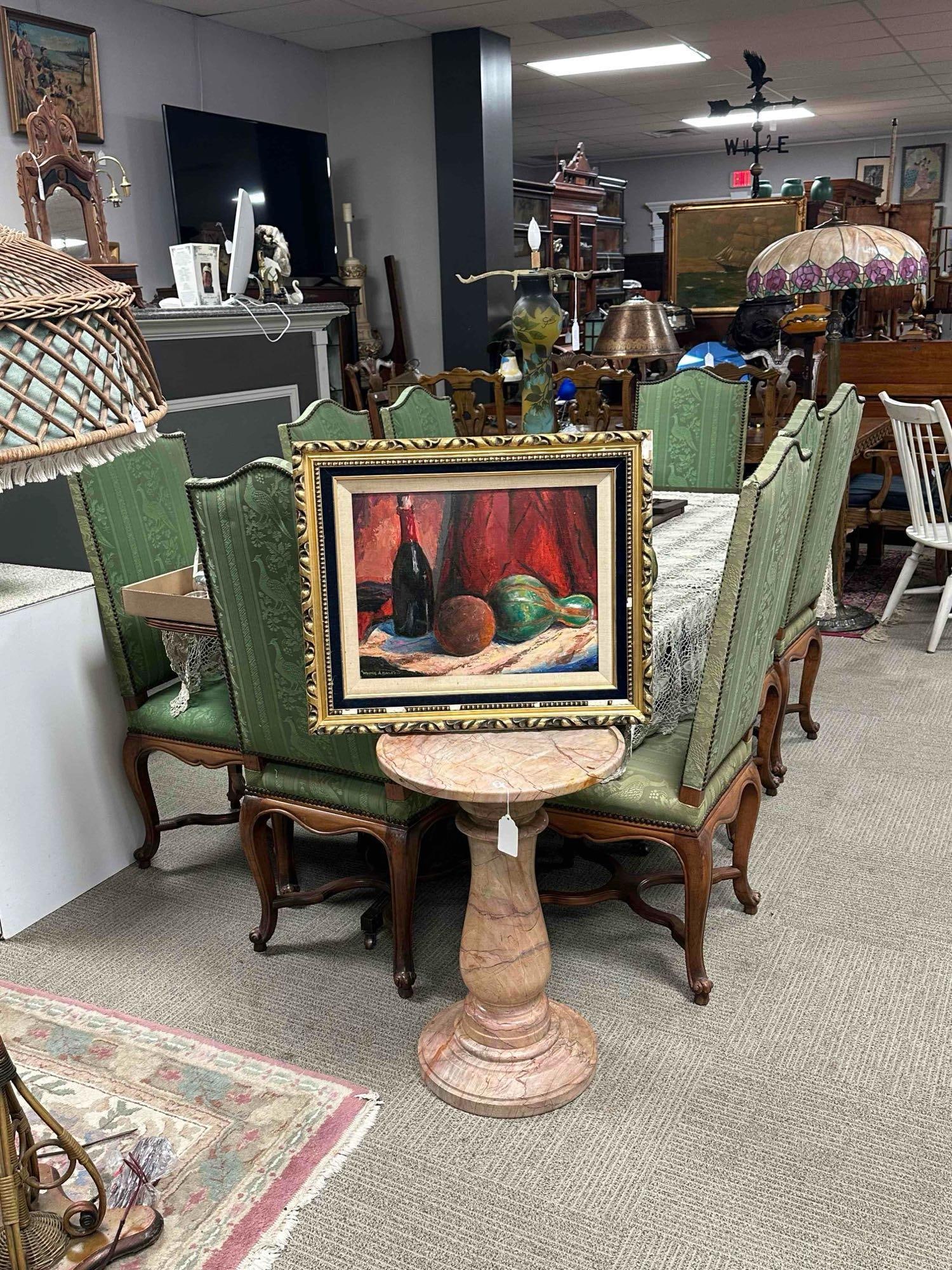 Walter A. Bailey (1894-1989) Still Life Oil on Board Painting - 13