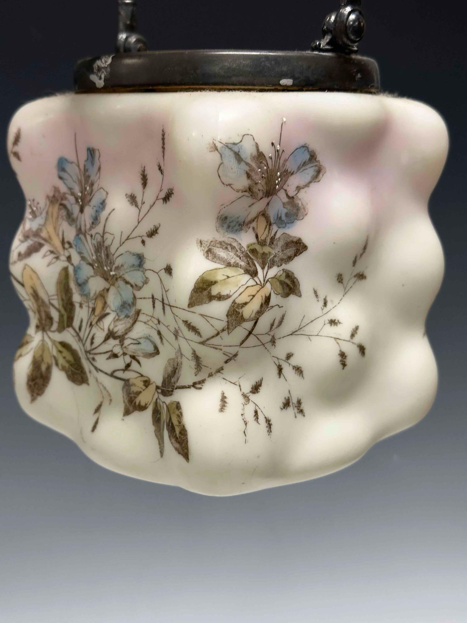 19th Century Satin Biscuit Jars Wavecrest (2) - 8