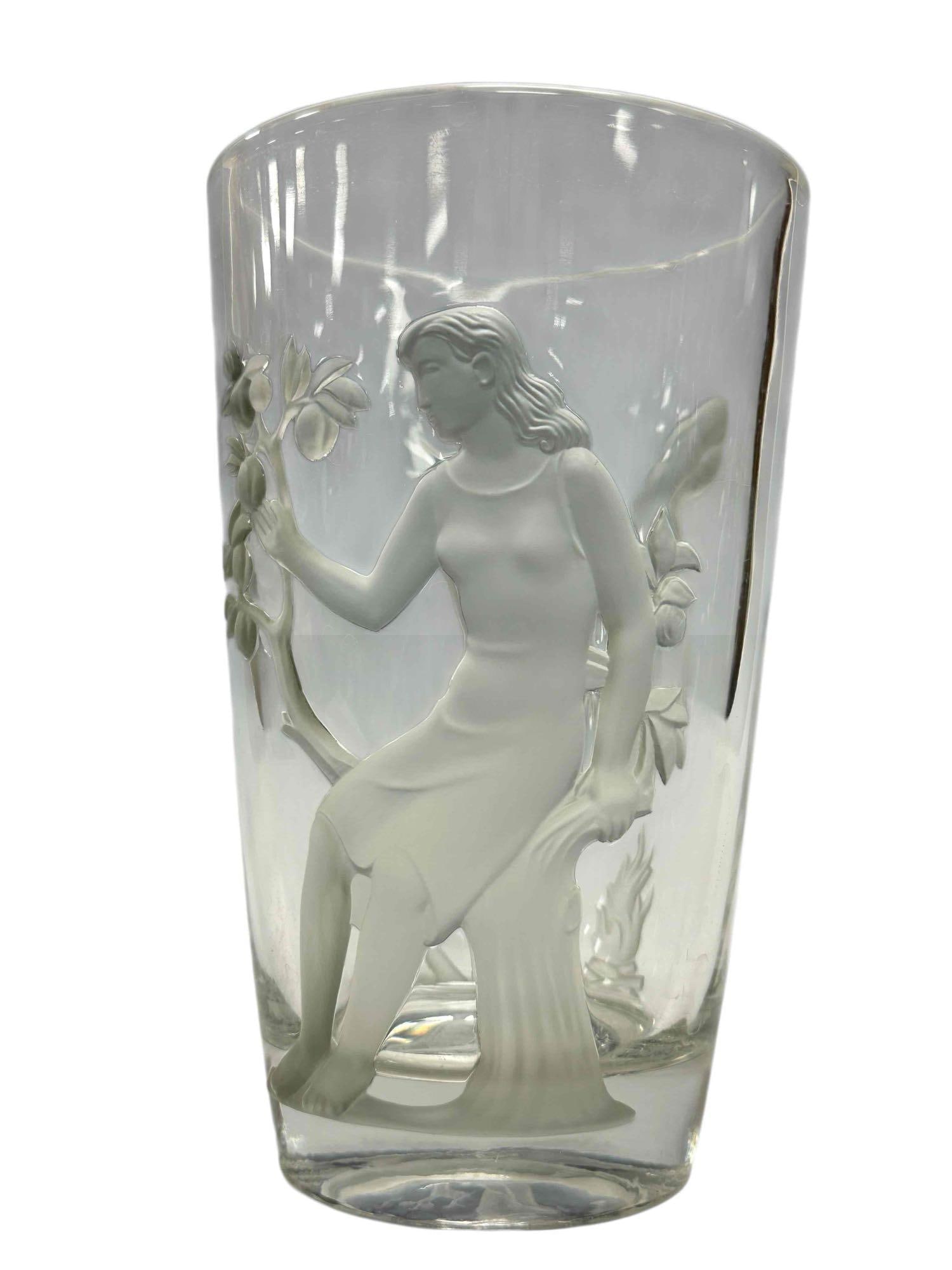 Verlys Art Glass Fall and Spring Seasons Vase (1 of 15)