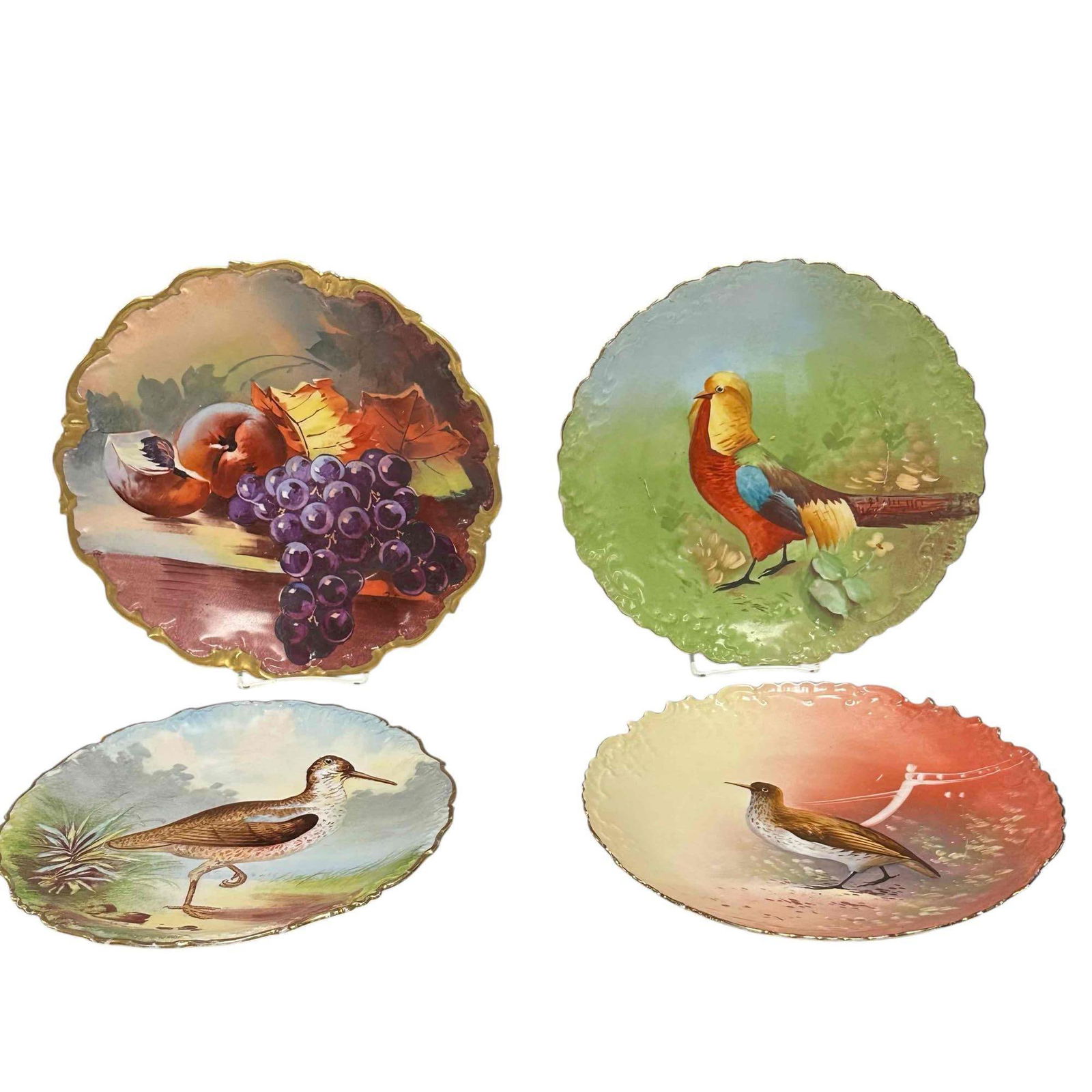 Limoges Hand Painted Cabinet Plates (4) (1 of 20)