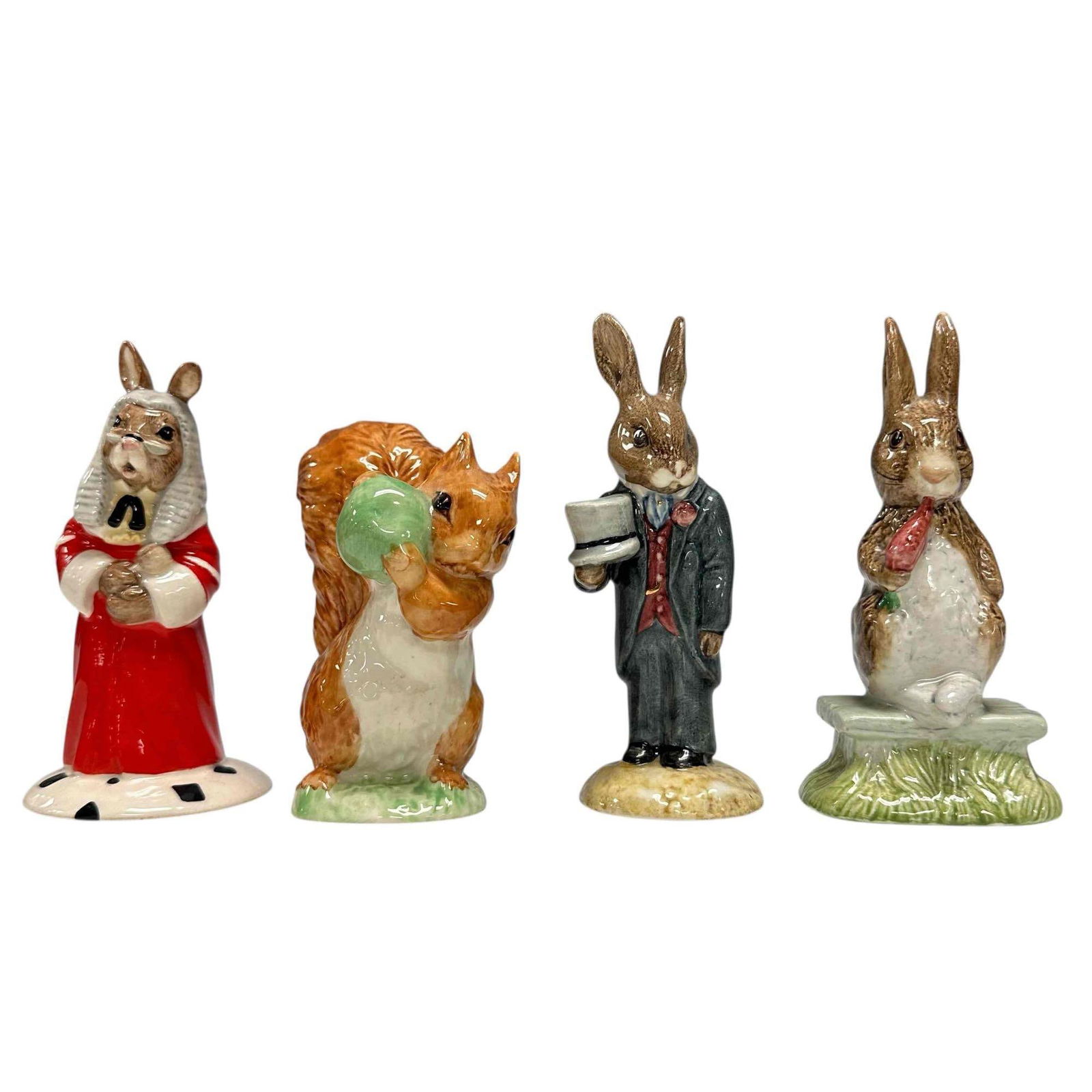 Porcelain Rabbit and Squirrel Figurines (4) (1 of 15)