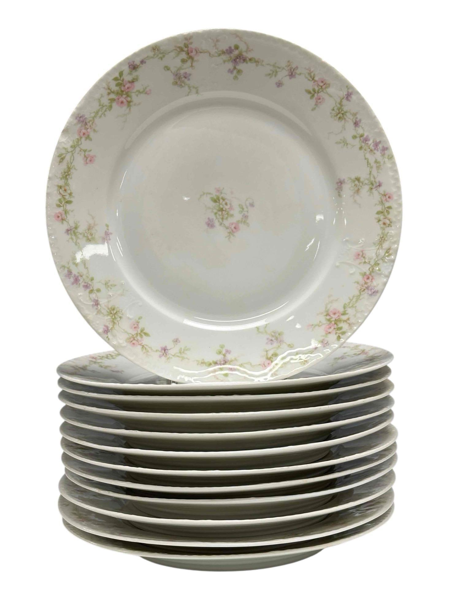 Late 19th Early 20th Century Theodore Haviland Limoges Dinner Plates (12) (1 of 15)