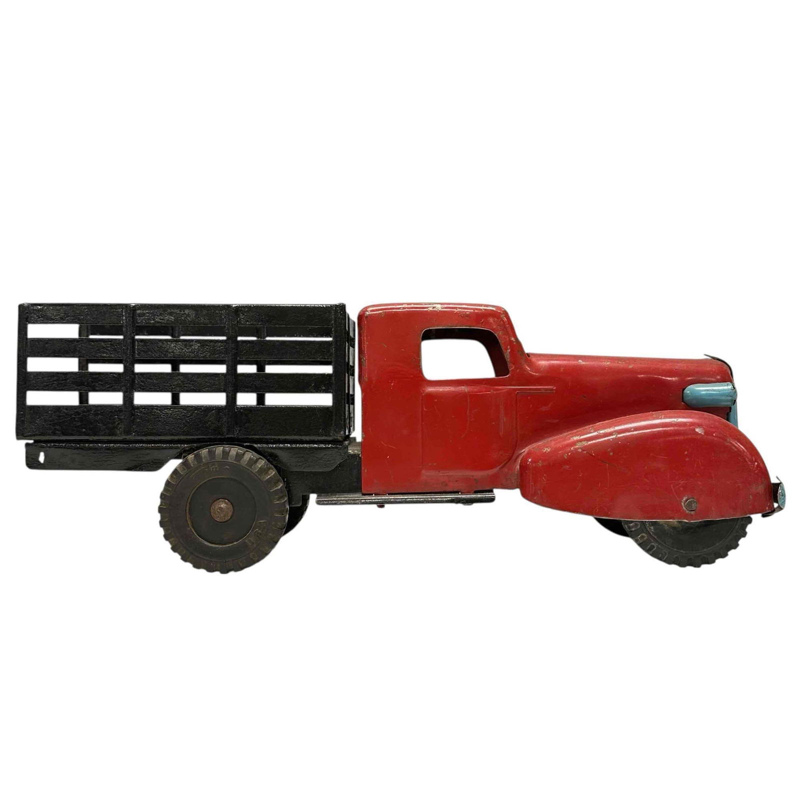 1930's Wyandotte Express Pressed Steel Stake Body Truck (1 of 14)