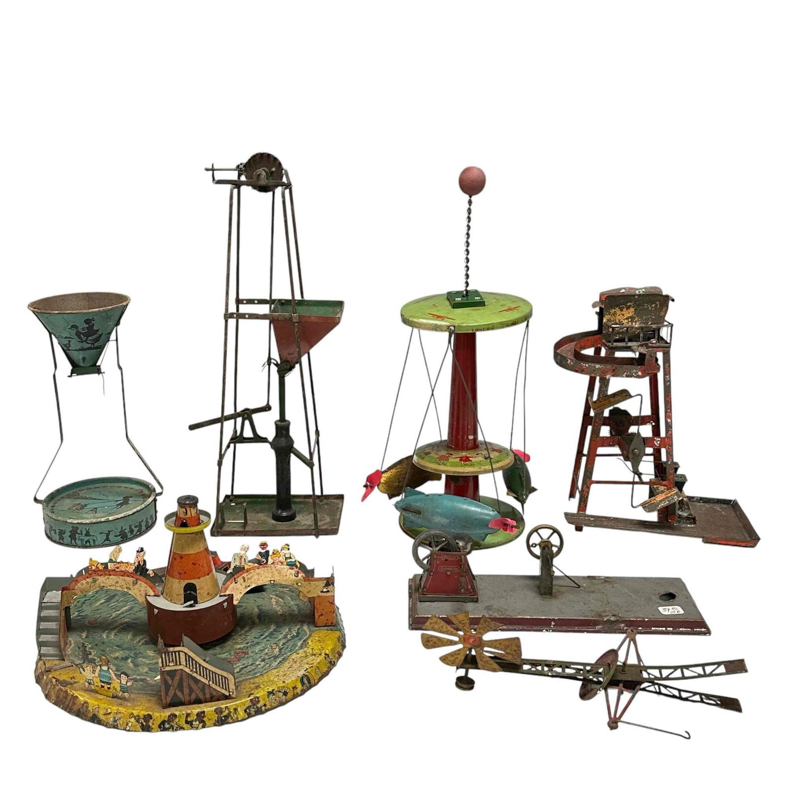 Early French, German and American Tin Litho Toys - AS-IS (1 of 20)