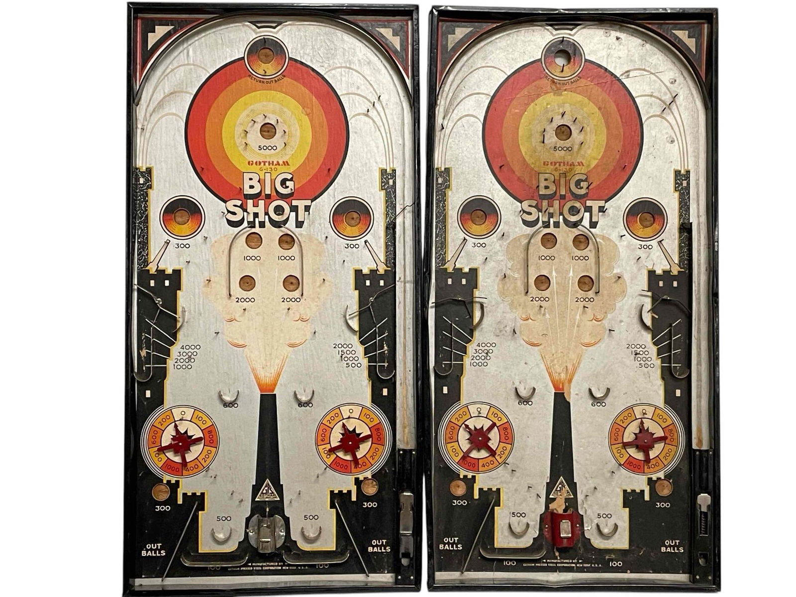 Two (2) Gotham Big Shot Bagatelle - Grey Variation (1 of 20)