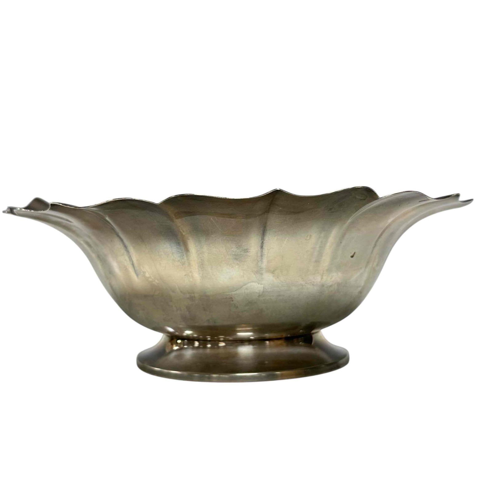Wallace Sterling Silver Scalloped Center Bowl 443 Grams (1 of 10)
