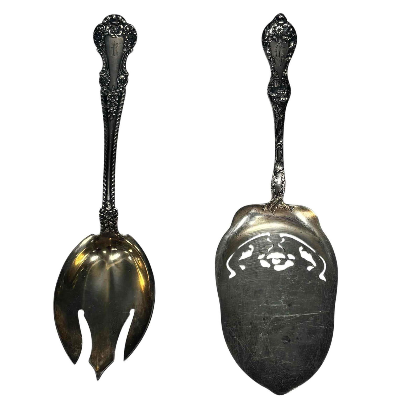 Art Nouveau Sterling Silver Serving Utensils (2) (1 of 13)