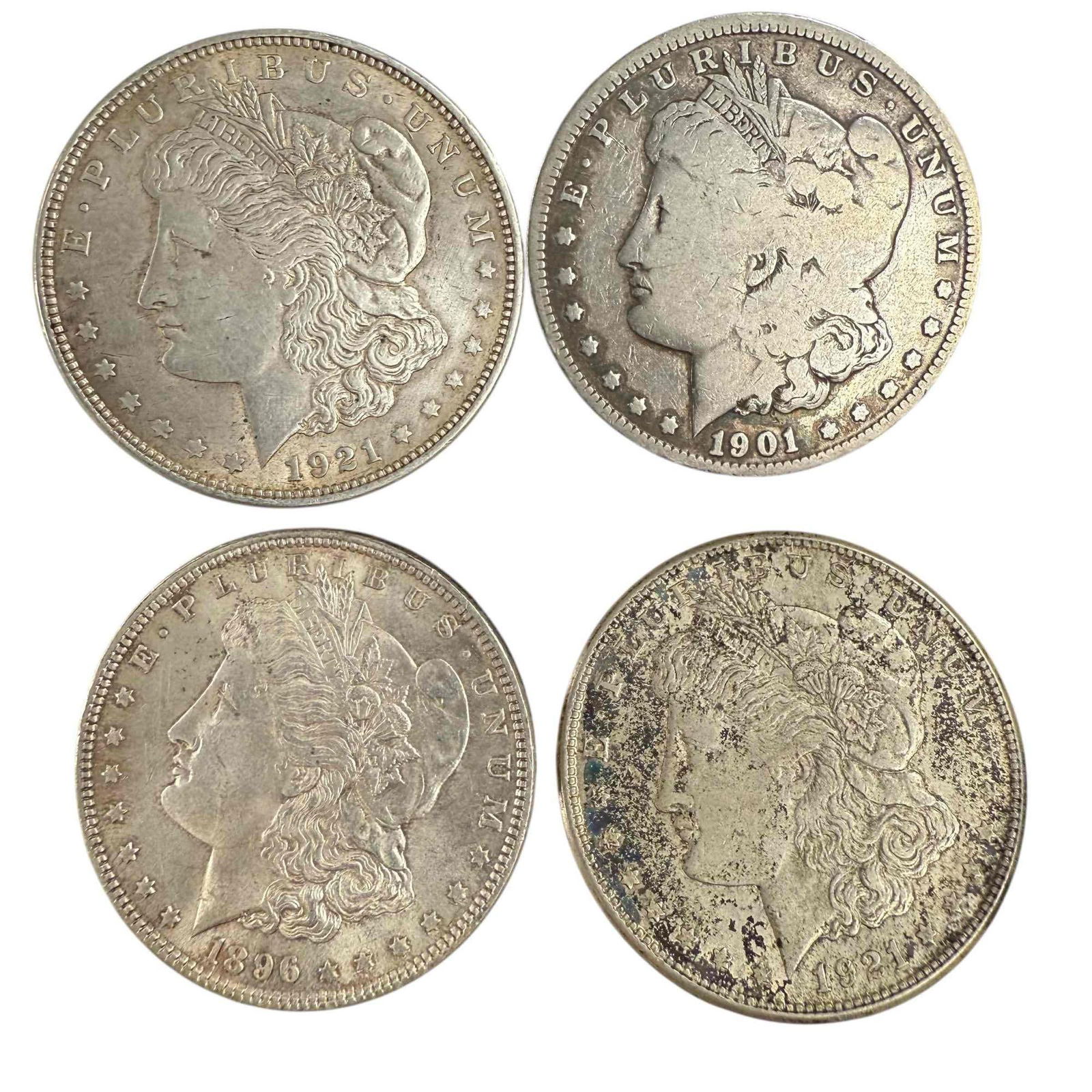 1896 to 1921 Morgan Silver Dollars (4) (1 of 15)