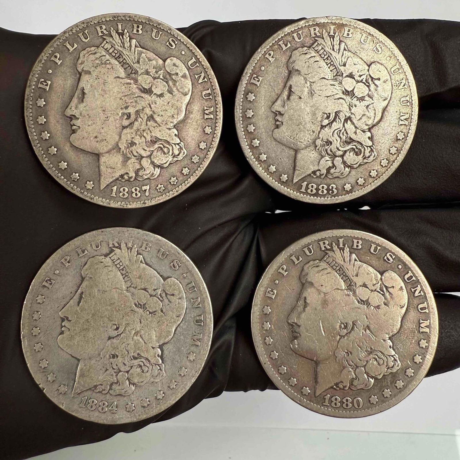 1880 to 1887 Morgan Silver Dollars (4) - 4