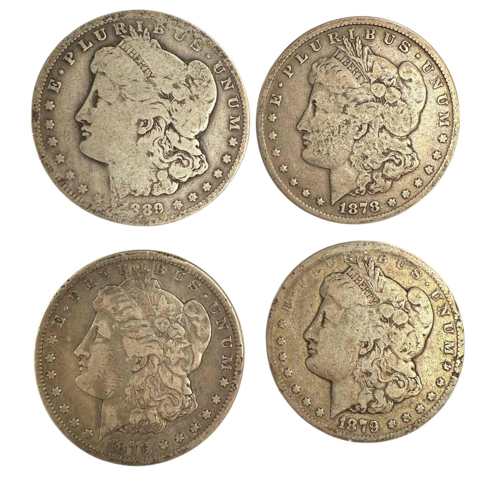 1878 to 1889 Morgan Silver Dollars (4) (1 of 14)