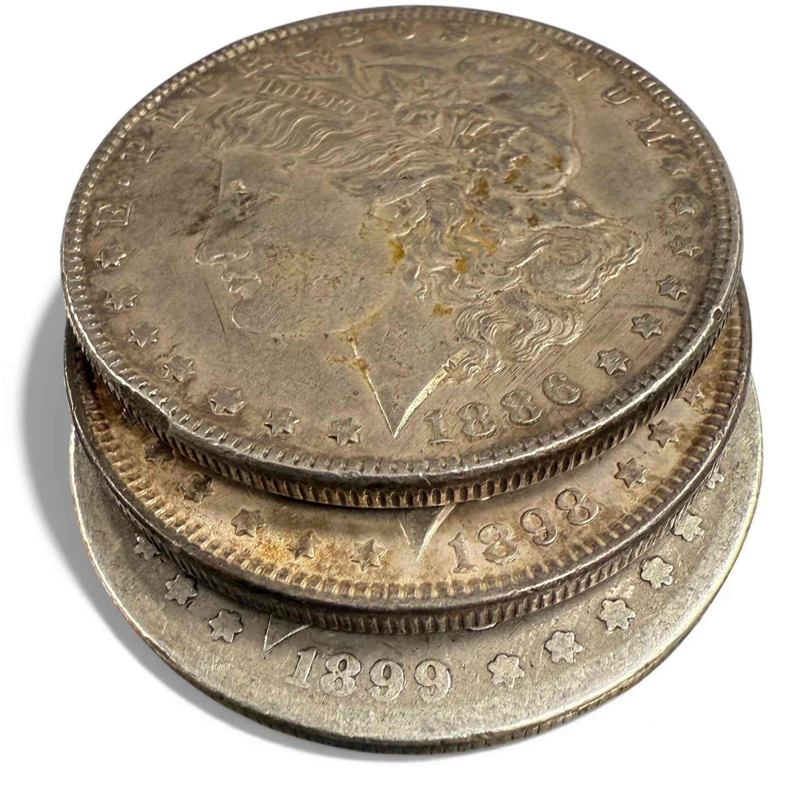 1886 to 1899 Morgan Silver Dollars (3) (1 of 12)