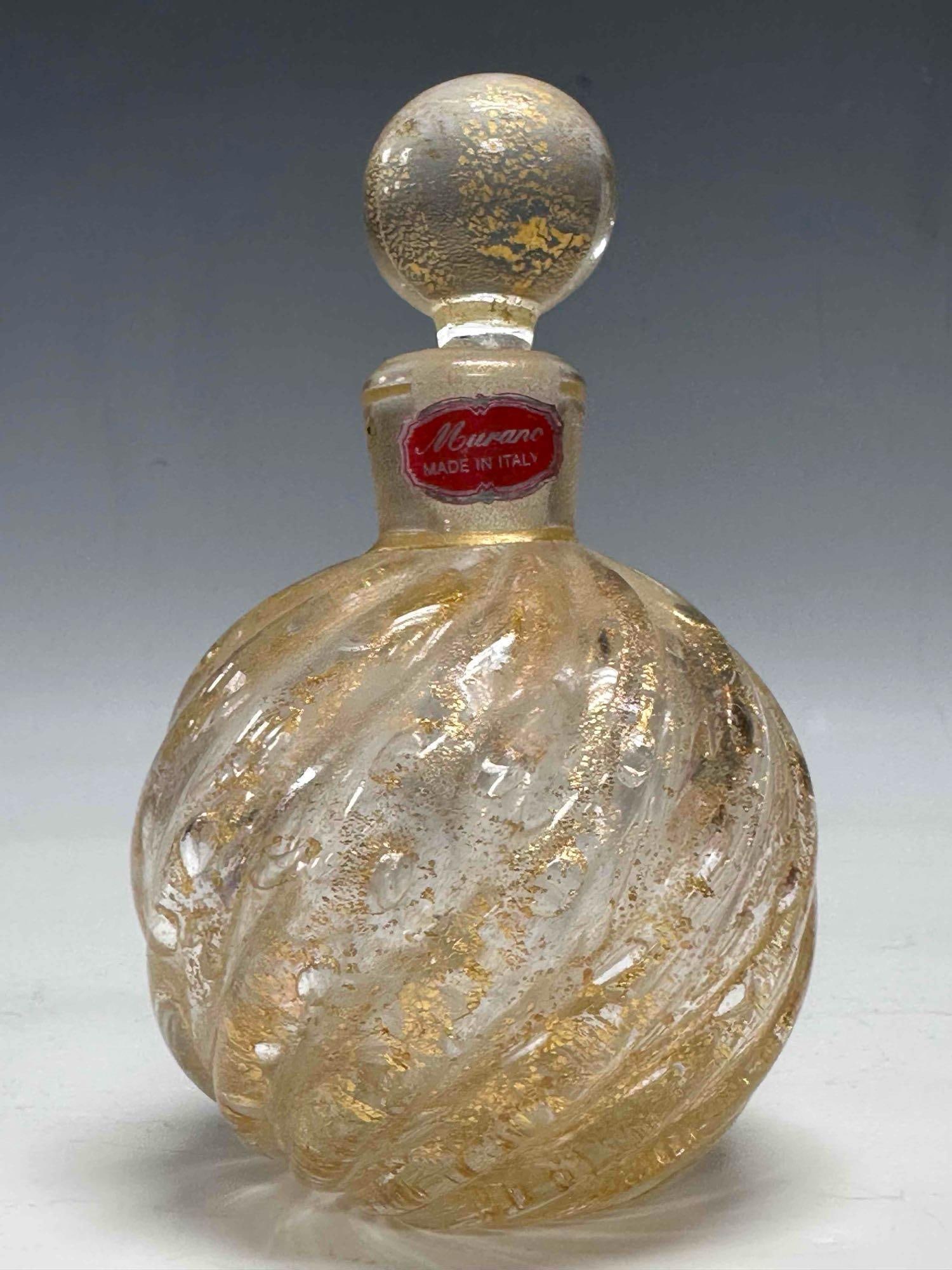 Art Glass Perfume Bottle Decanters (4) - 8