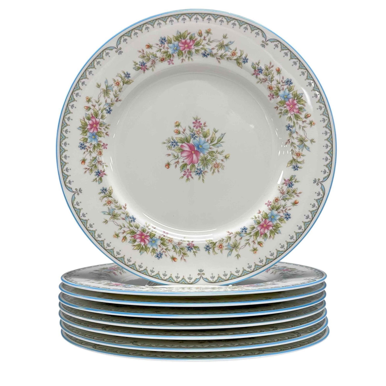 Mikasa "Flower Mist" Bone China Dinner Plates (1 of 20)
