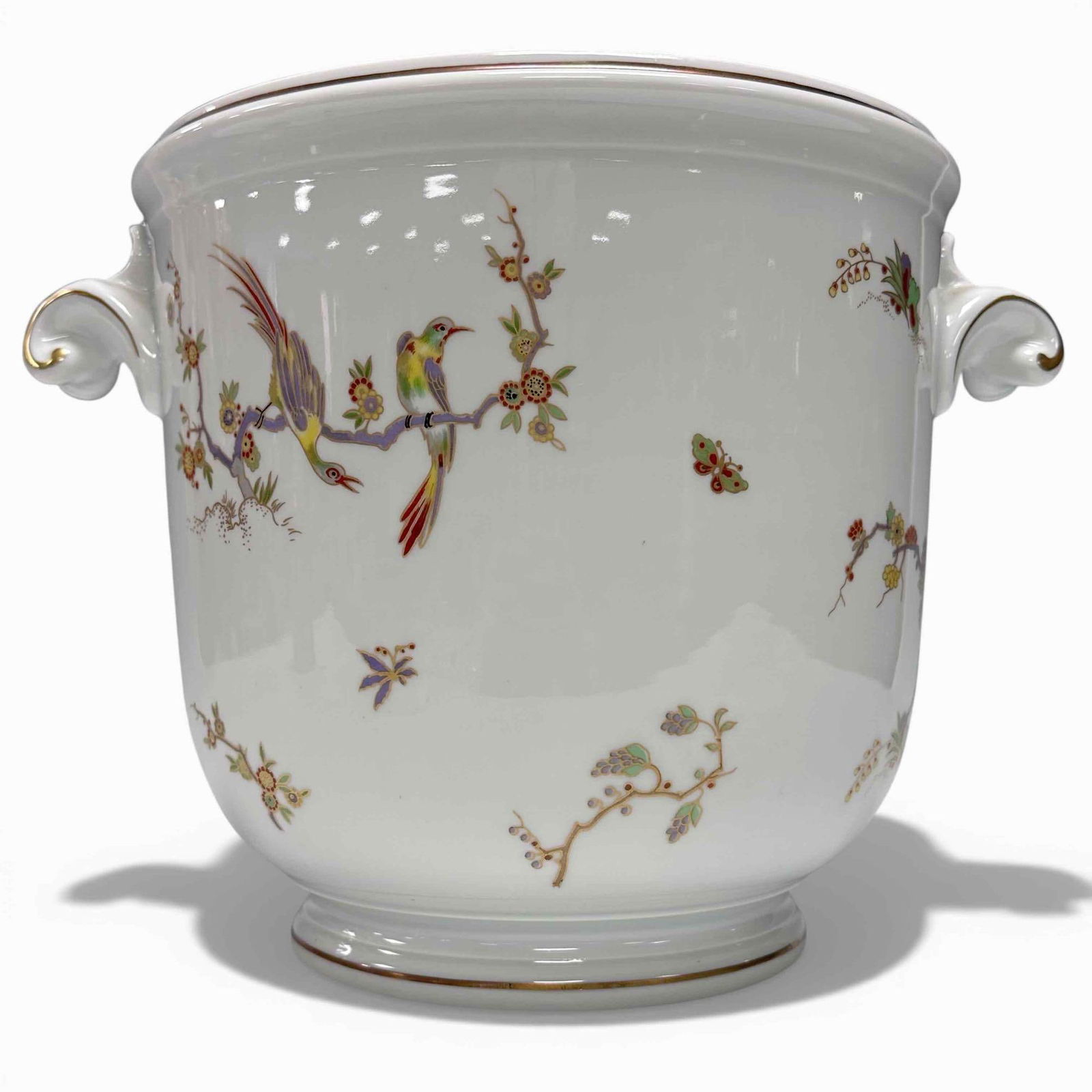 Richard Ginori Italian Porcelain "Paradise" Cachepot (1 of 18)