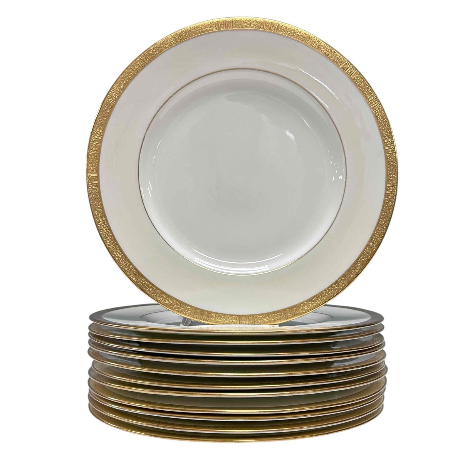 George Jones & Son "Cresent" China Dinner Plates (1 of 15)