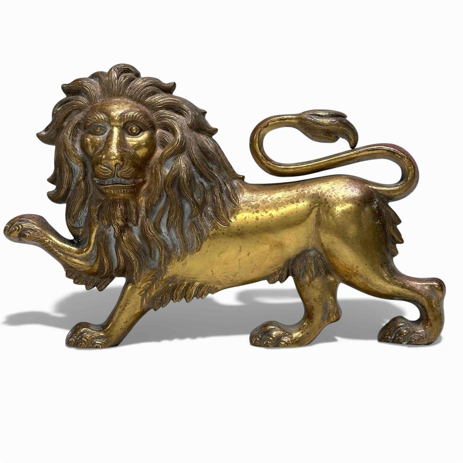 Brass Wall Mount Lion Figurine (1 of 10)
