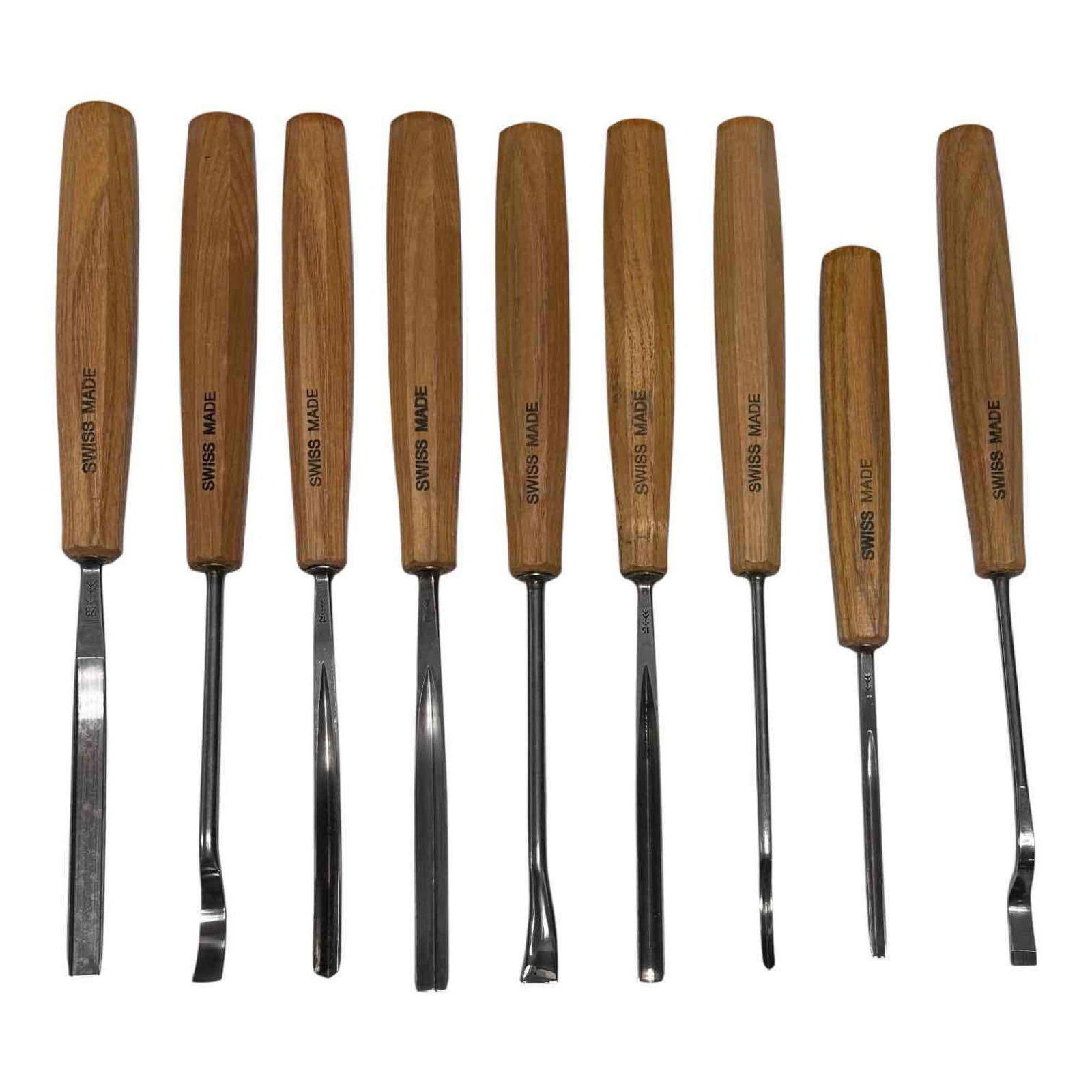 Set of 9 Swiss Made Hand Chisels (1 of 13)