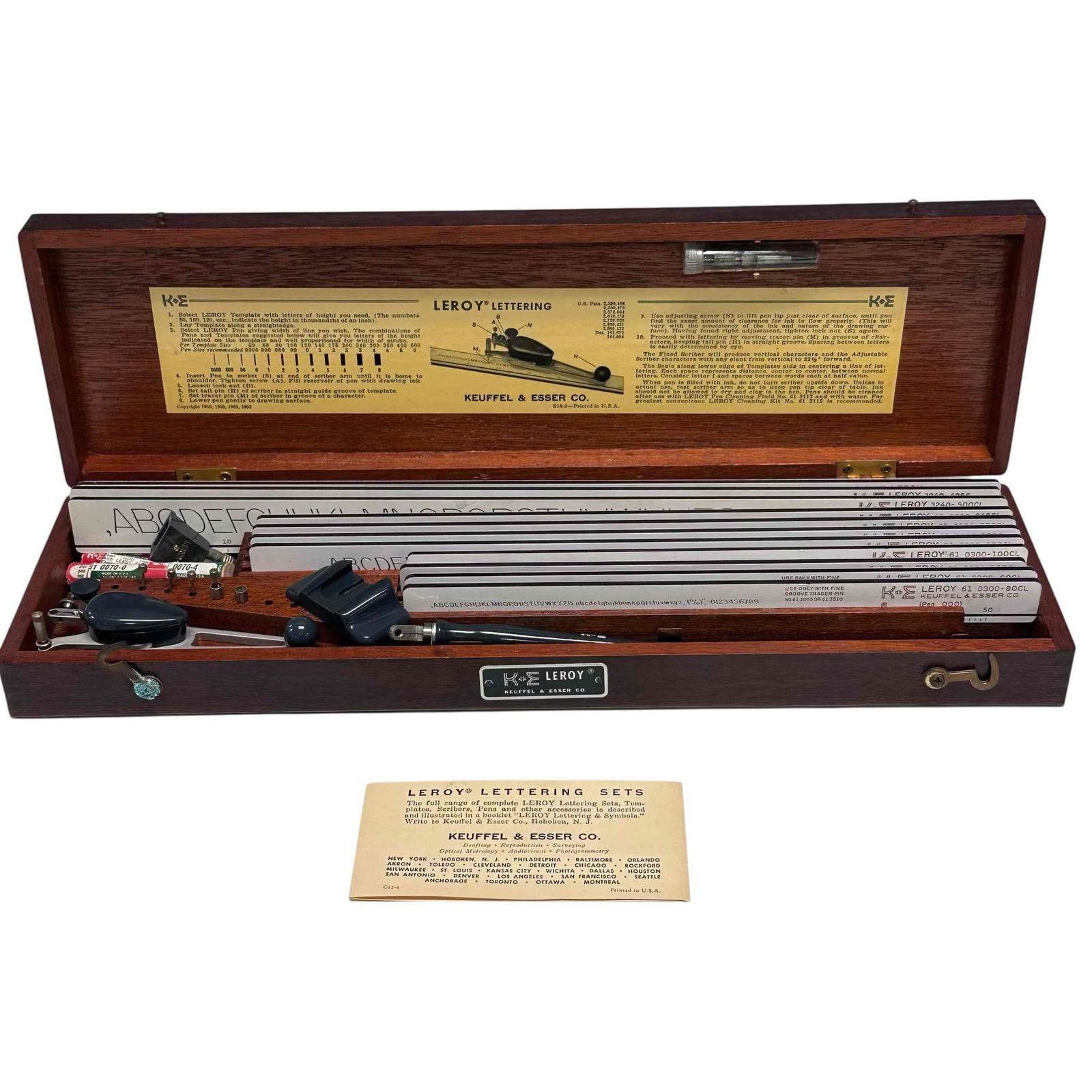 Keuffel and Esser Co. Leroy Lettering and Symbols Set (1 of 13)