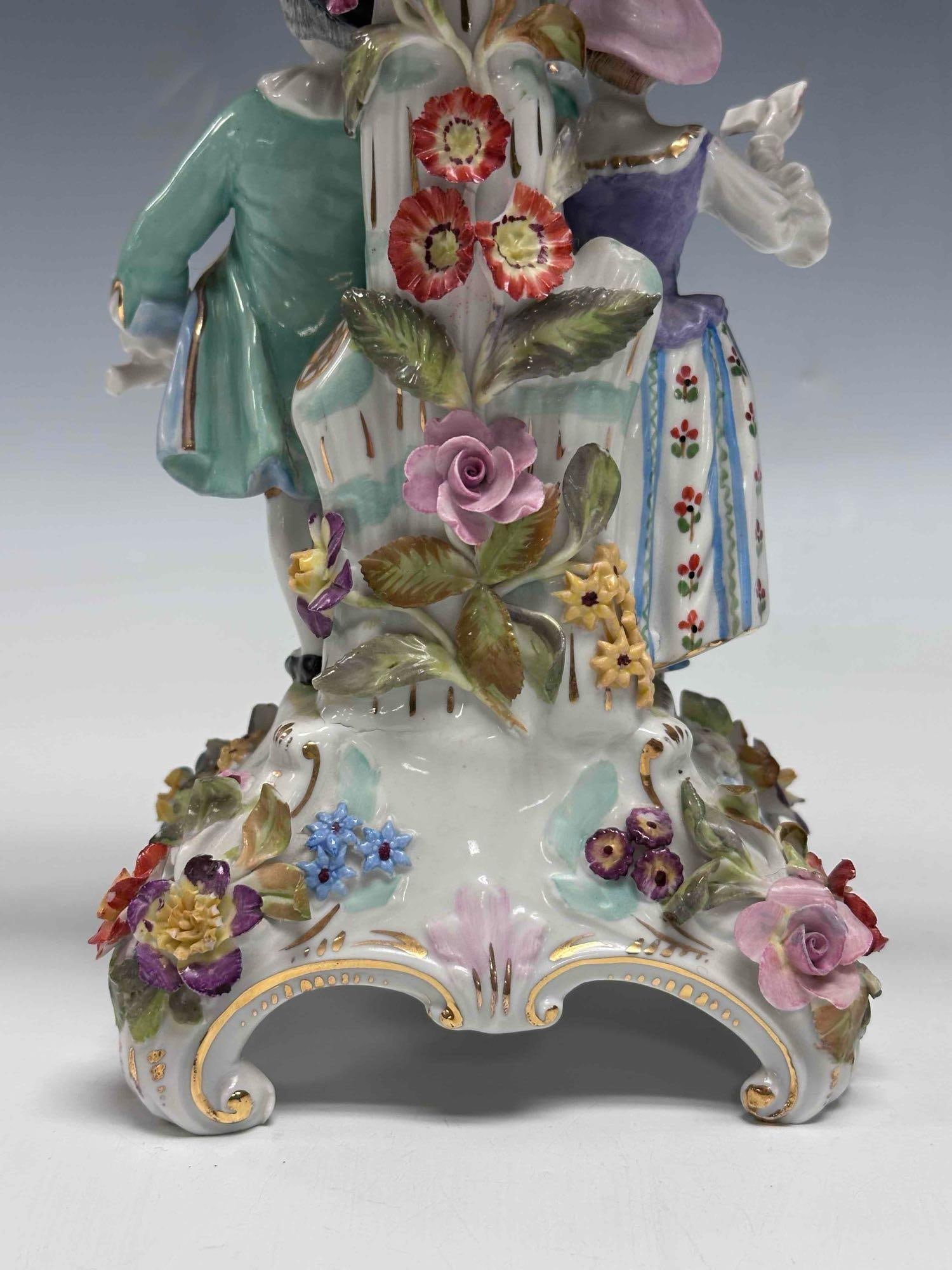 Dresden German Porcelain Candelabra and Candlesticks - 16