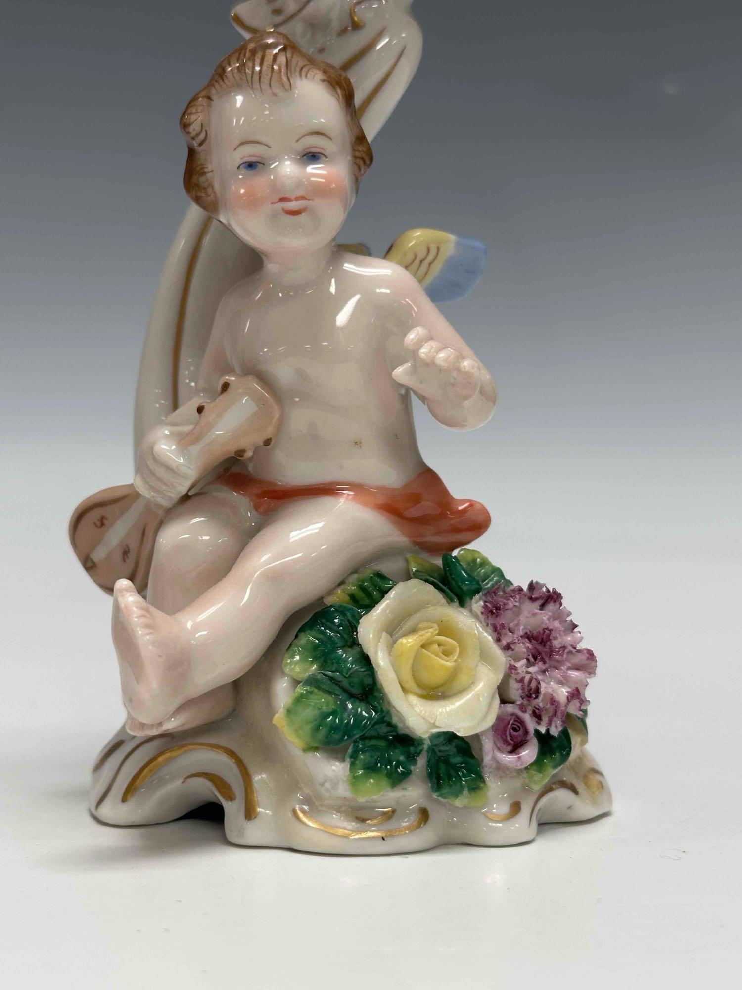 Dresden German Porcelain Candelabra and Candlesticks - 6