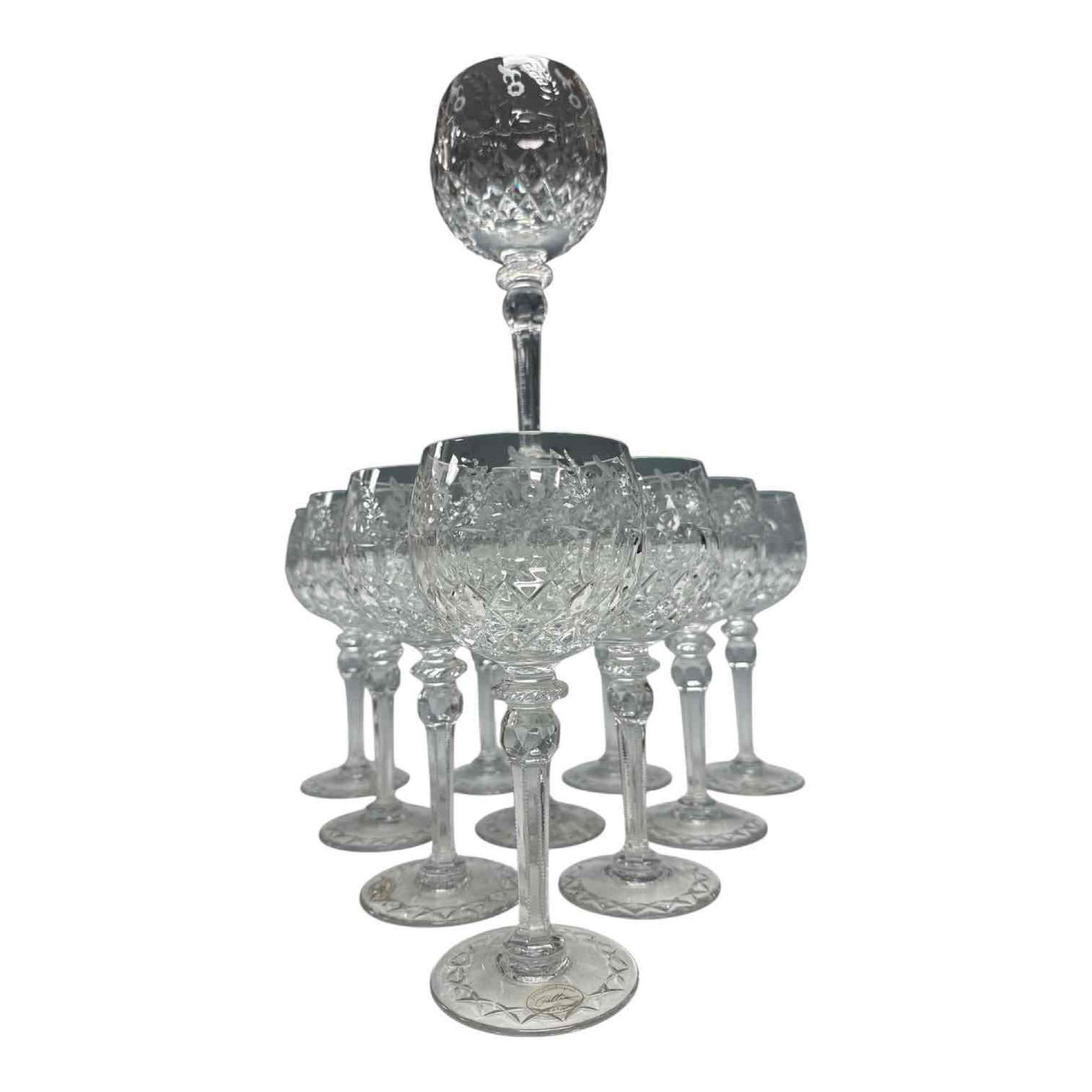 Rogaska Gallia Crystal Ballon Wine Glasses (11) (1 of 19)