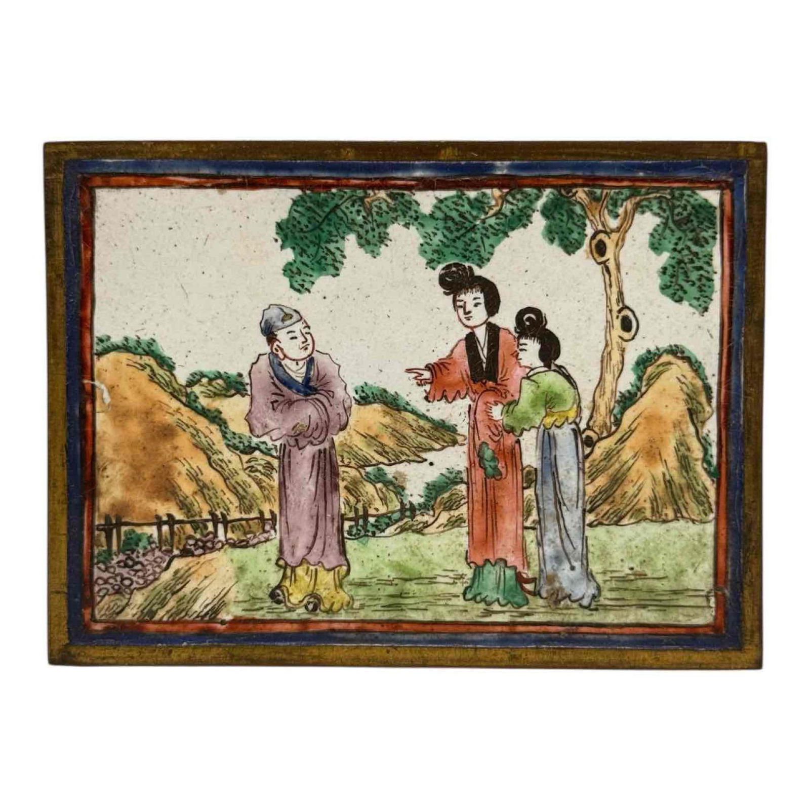 Chinese Qianlong (1736-1795) Enamel Covered Bronze Box (1 of 18)