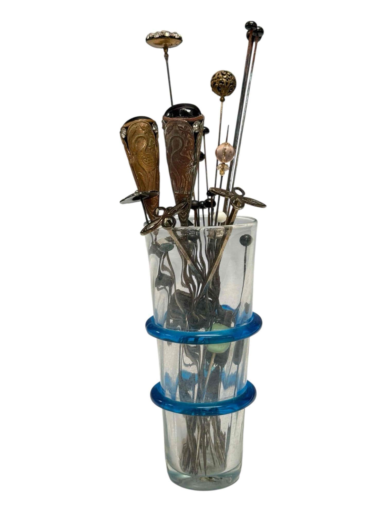 Collection of Art Nouveau Hat/Hair Stick Pins (1 of 16)