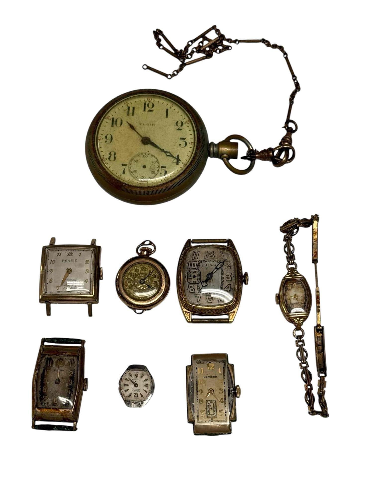 Collection of Pocket and Wrist Watches (8) (1 of 20)