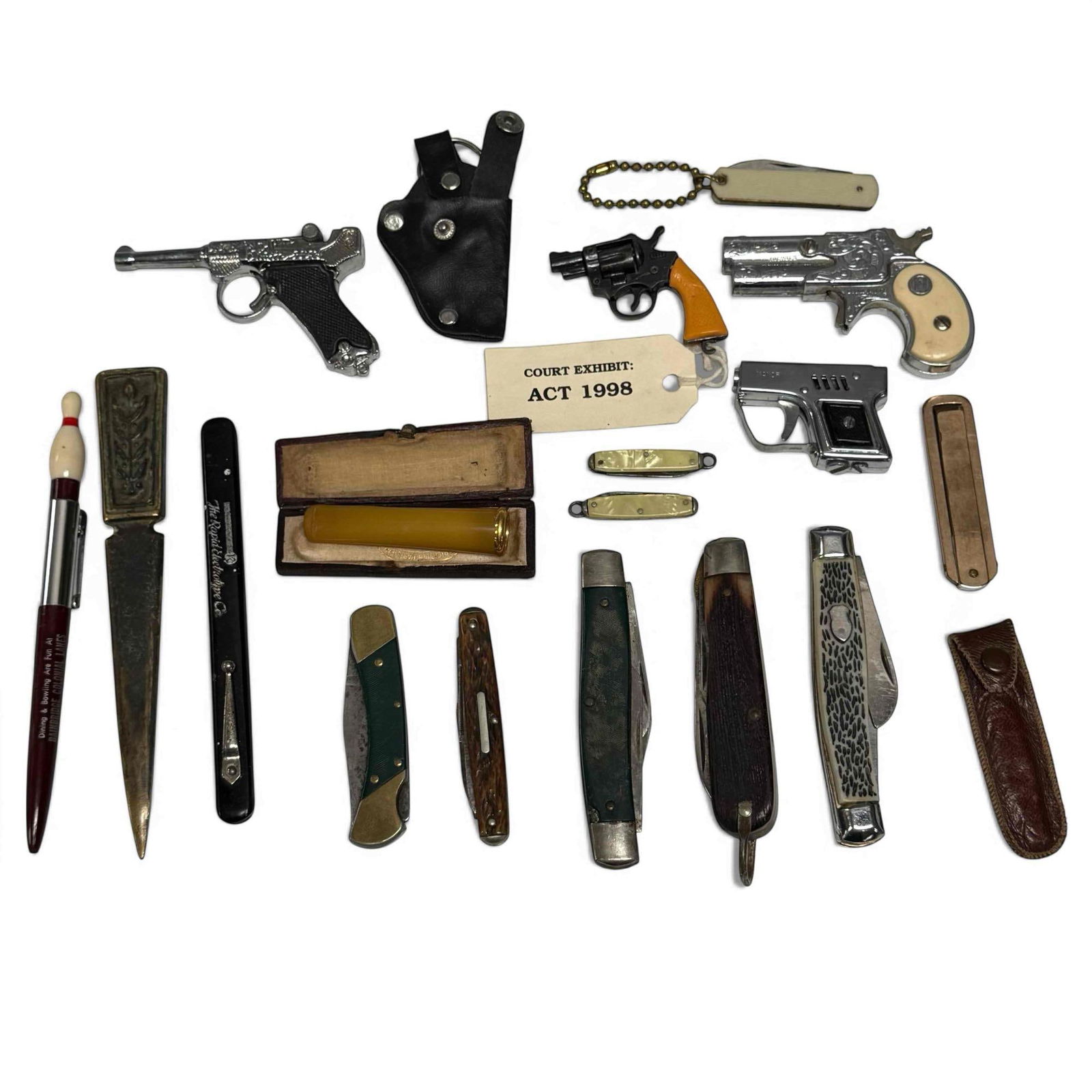 Pocket Knives Gun Lighters Cap Guns Cigarette Holder (1 of 19)