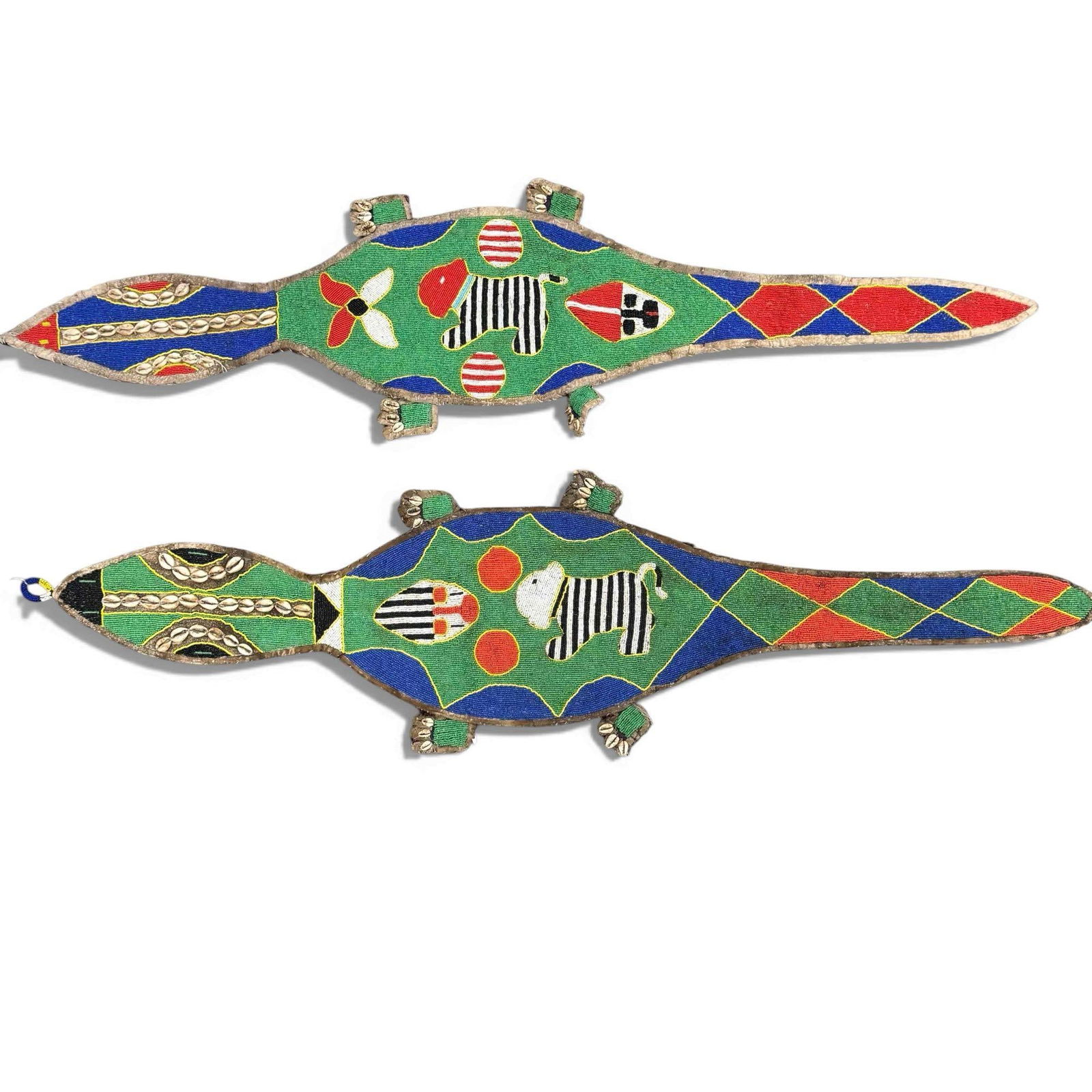 Nigerian Yoruba Beaded Ceremonial Sashes. (2) (1 of 20)