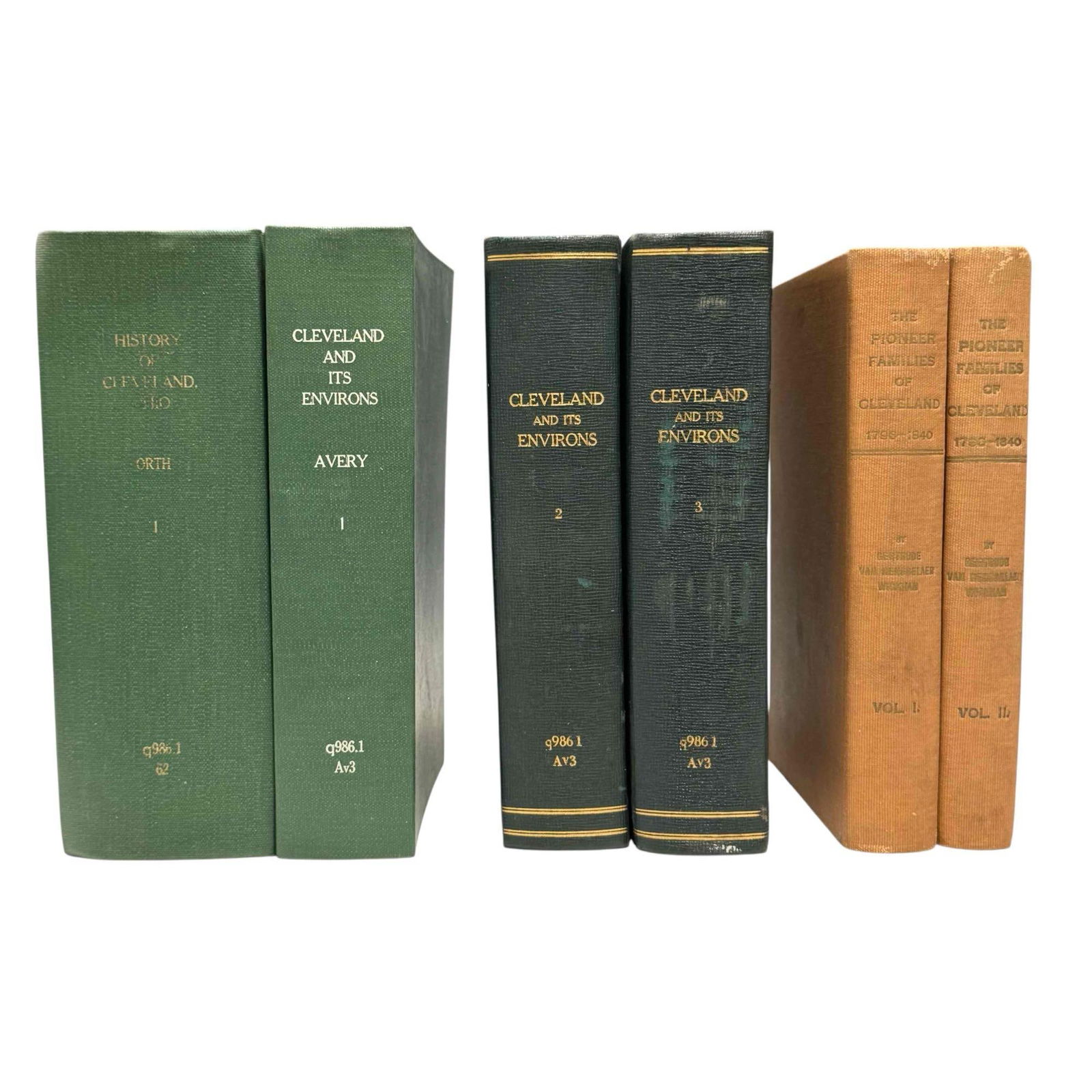 Cleveland Ohio History and Pioneer Family Hardback Books (6) (1 of 12)