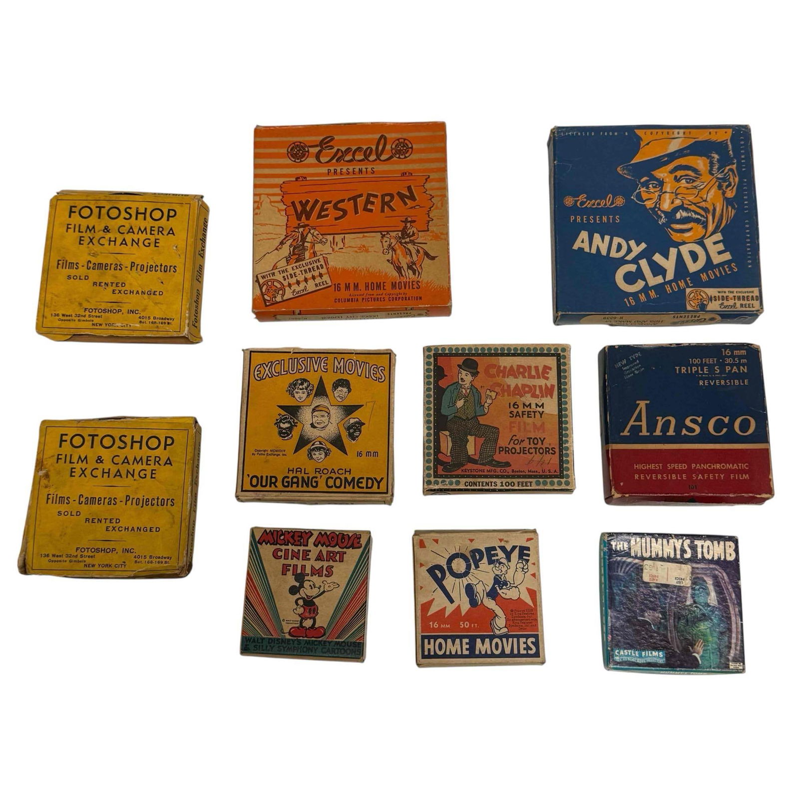 16mm Vintage Home Movie Reels in Original Boxes (10) (1 of 18)