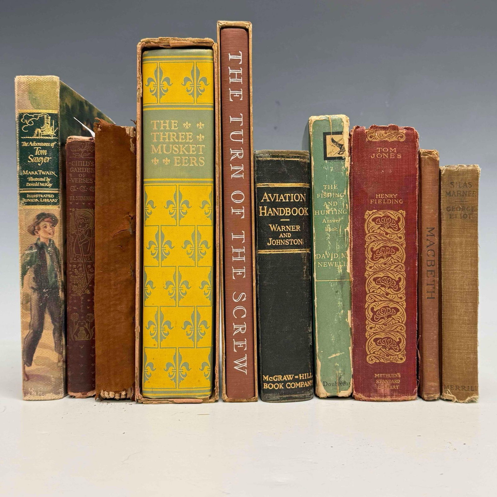 Aviation Fishing Hunting Tom Sawyer and More Books (10) - 3