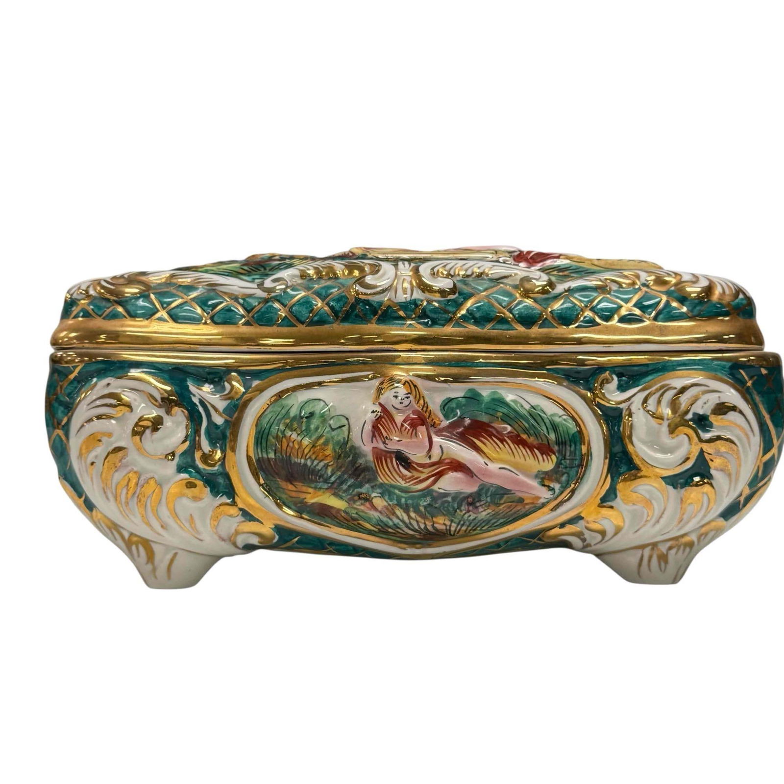Capodimonte Porcelain Jewelry Box (1 of 17)