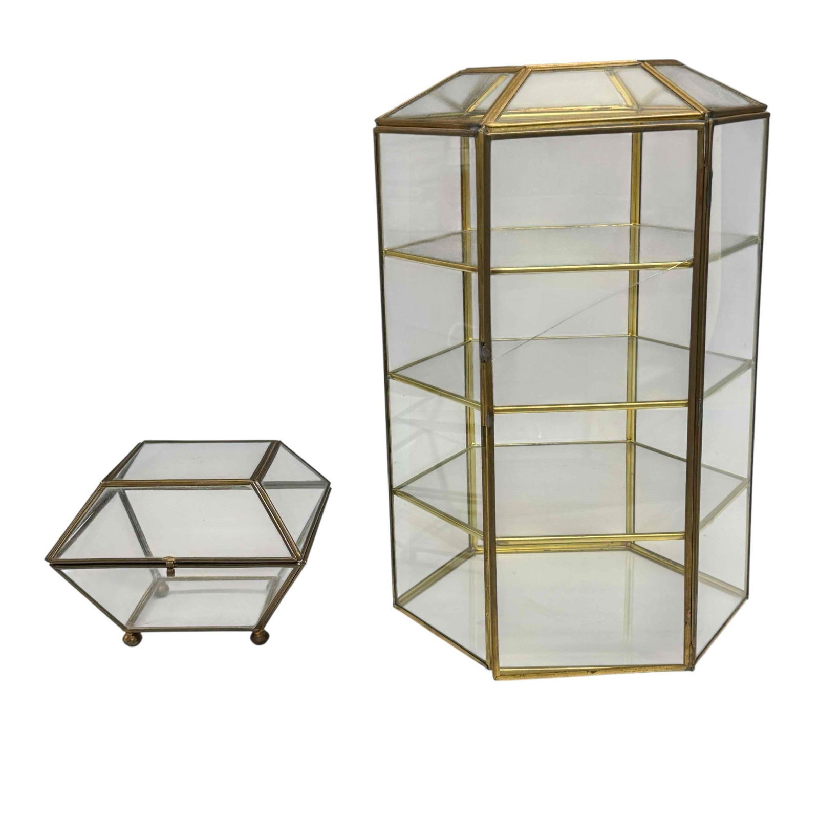 Two Trinket / Jewelry Display Cases (1 of 12)