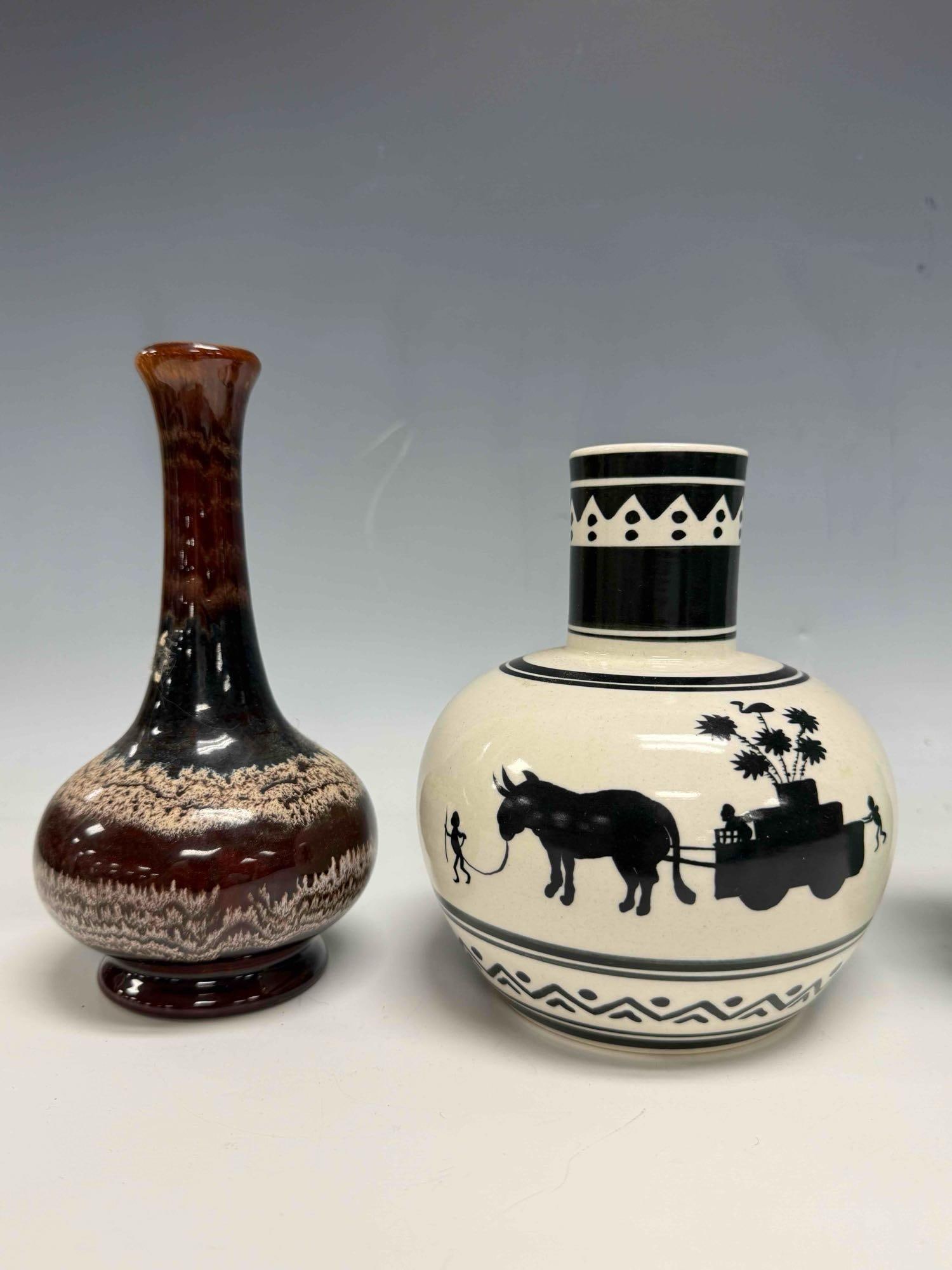 Pottery Glazed Ceramic Vessels (5) - 2