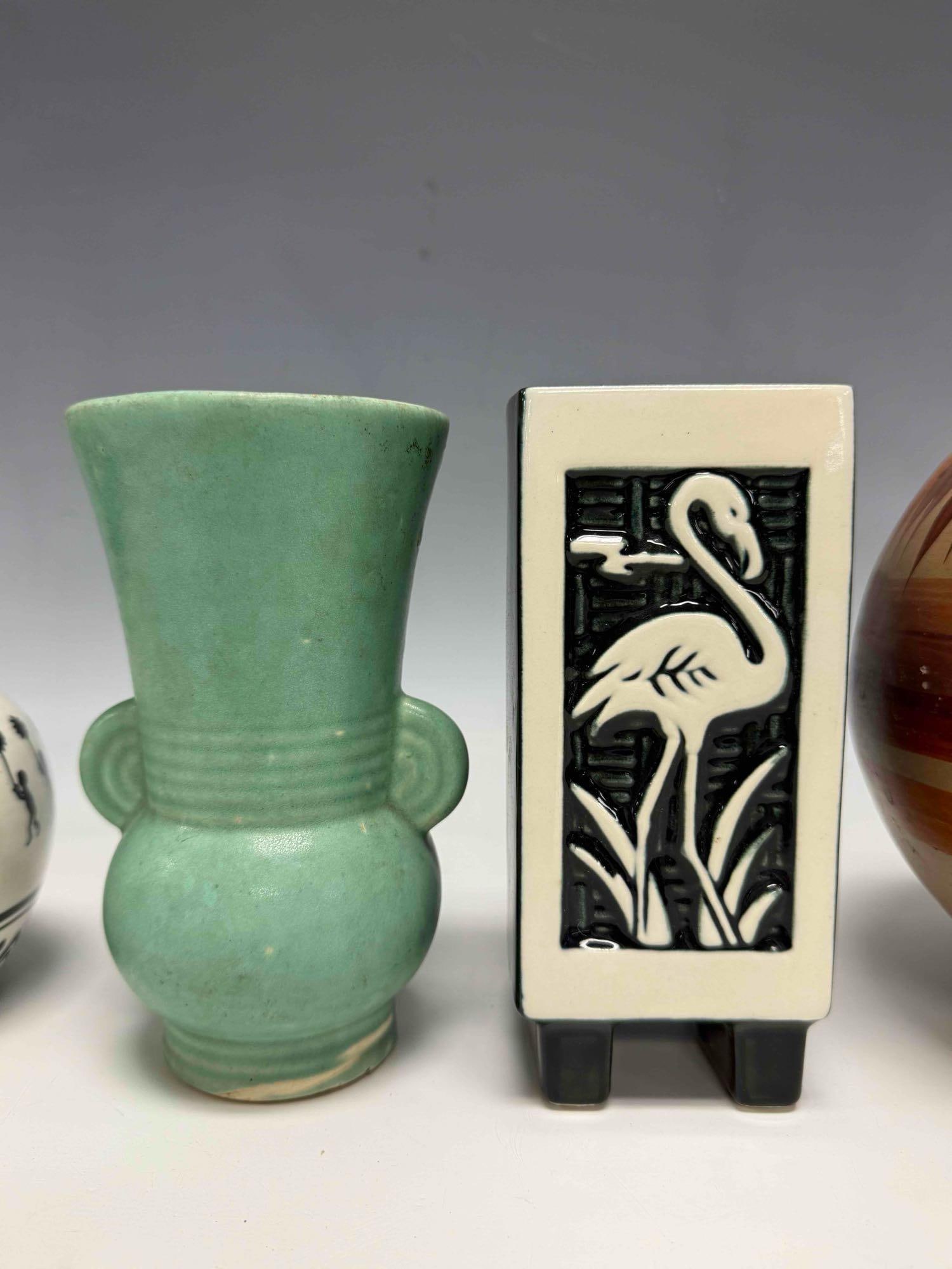 Pottery Glazed Ceramic Vessels (5) - 3