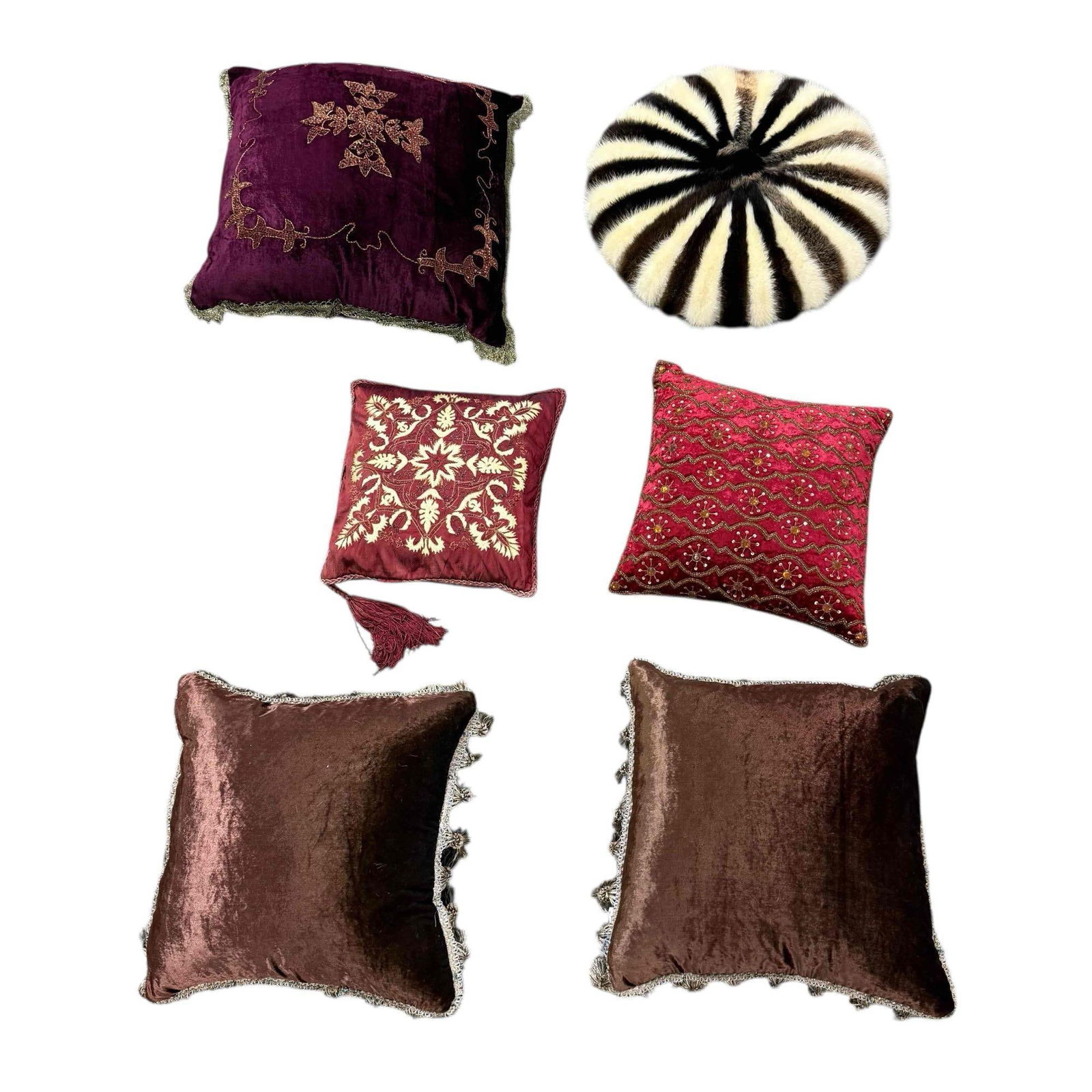Group of Six (6) Decorator Throw Pillows (1 of 17)