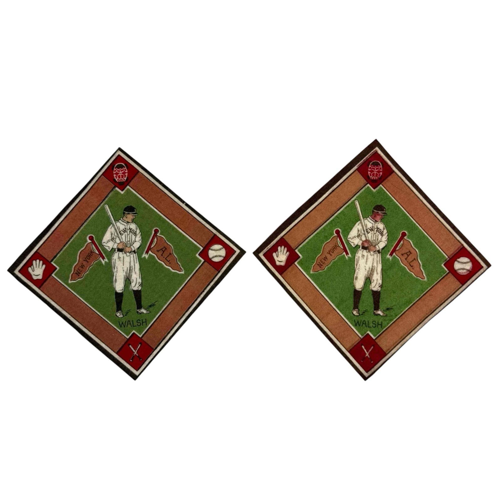 1914 B18 Blankets Jimmy Walsh (2) New York Yankees (1 of 12)
