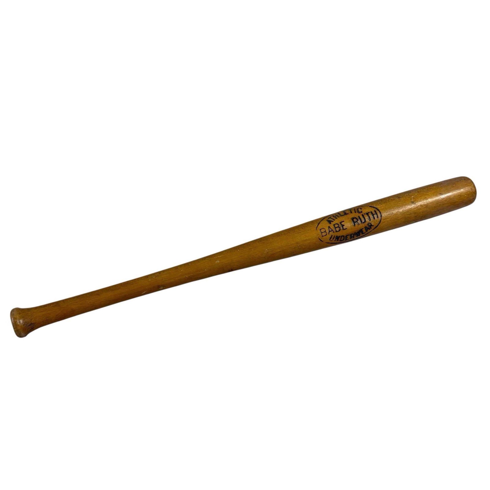 1927 Babe Ruth Underwear Promotional Mini Baseball Bat (1 of 13)